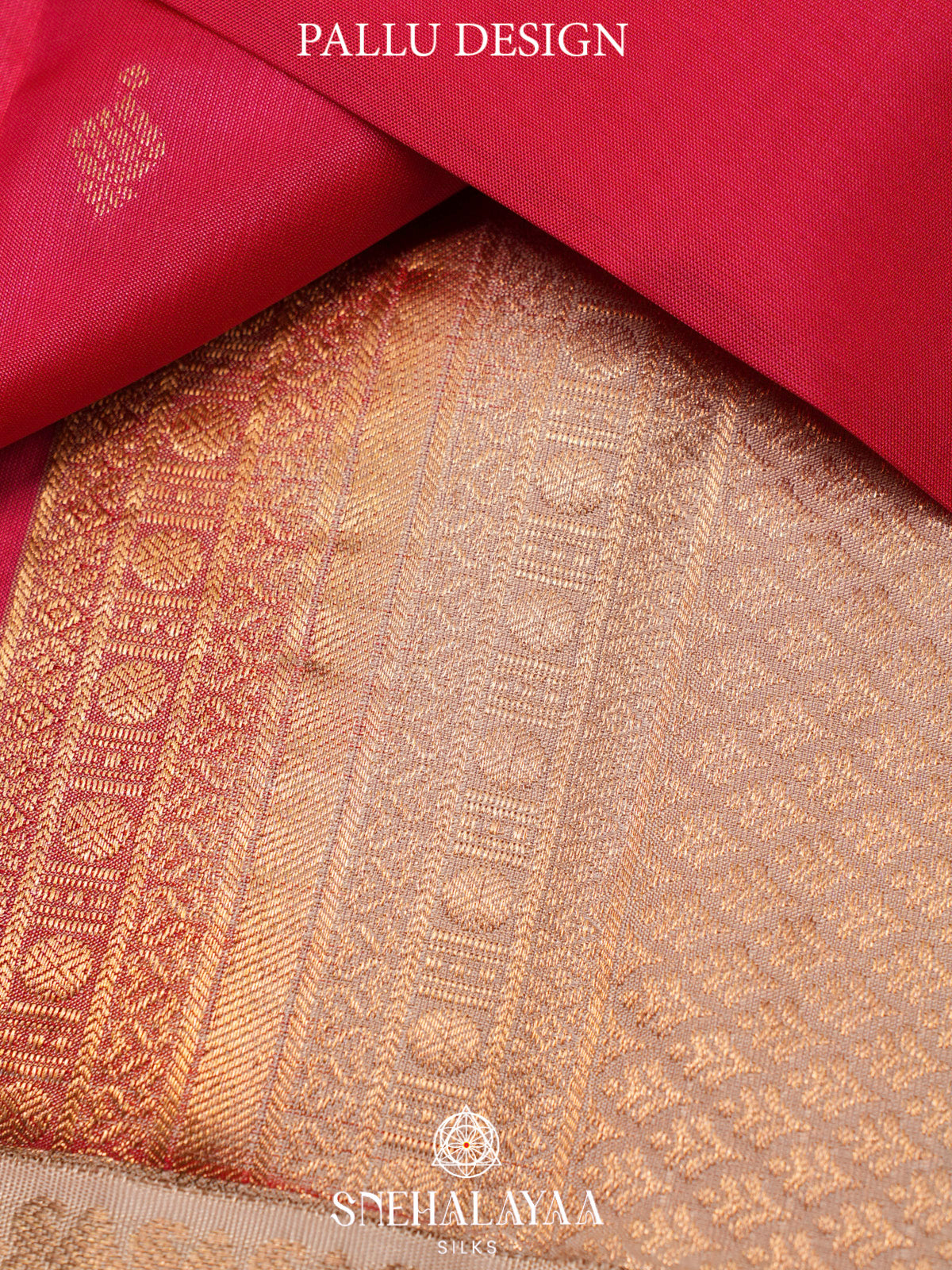 Ruby Red  Kanjivaram Silk Saree