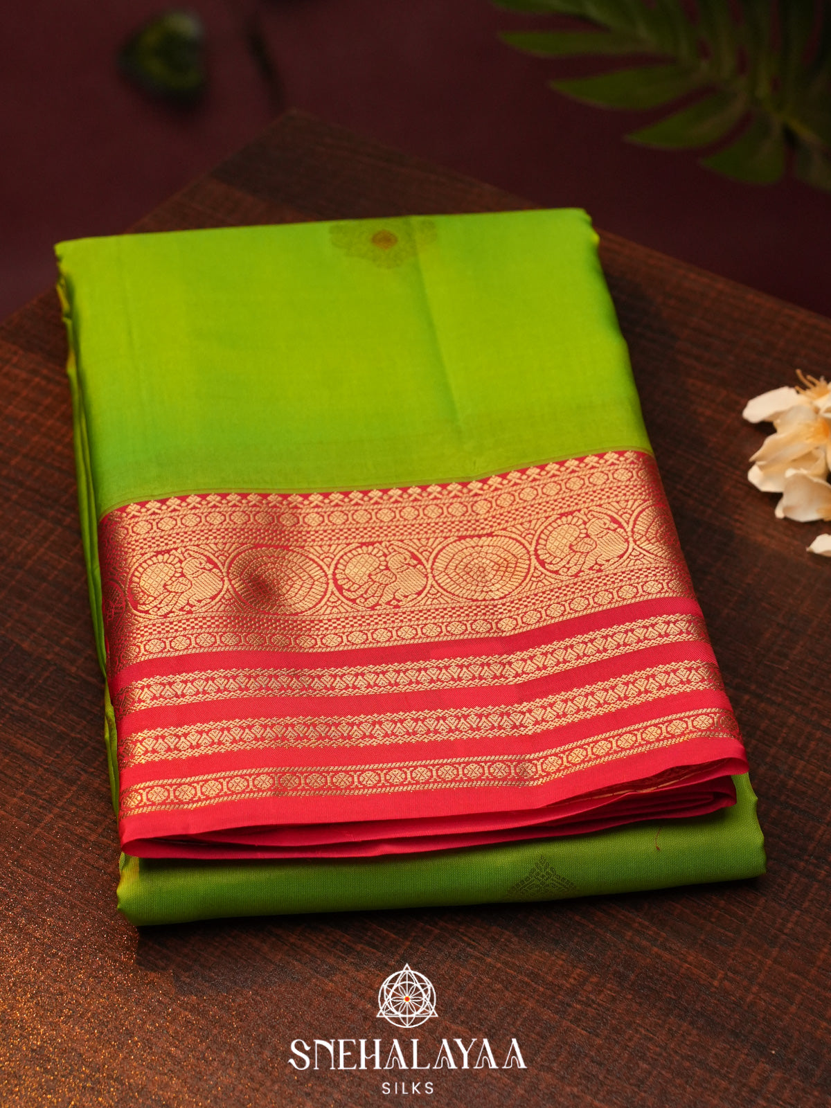 Green  Kanjivaram Silk Saree