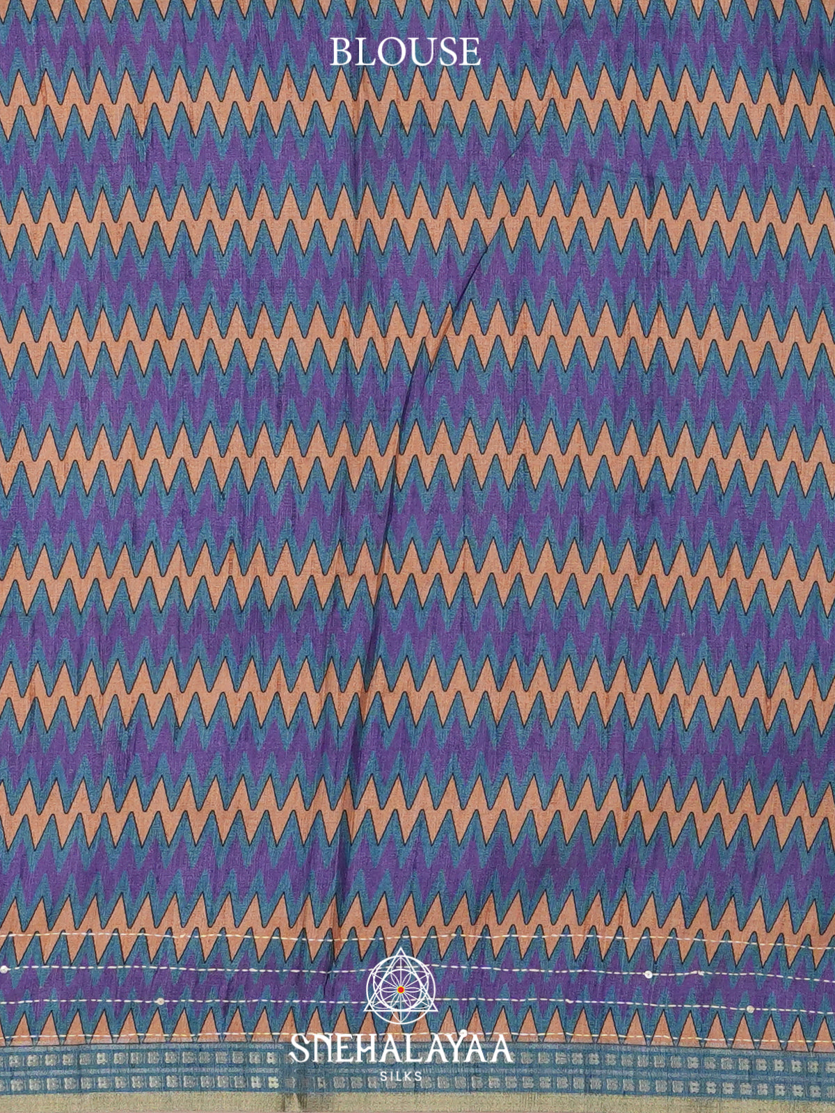 Lilac Tussar saree