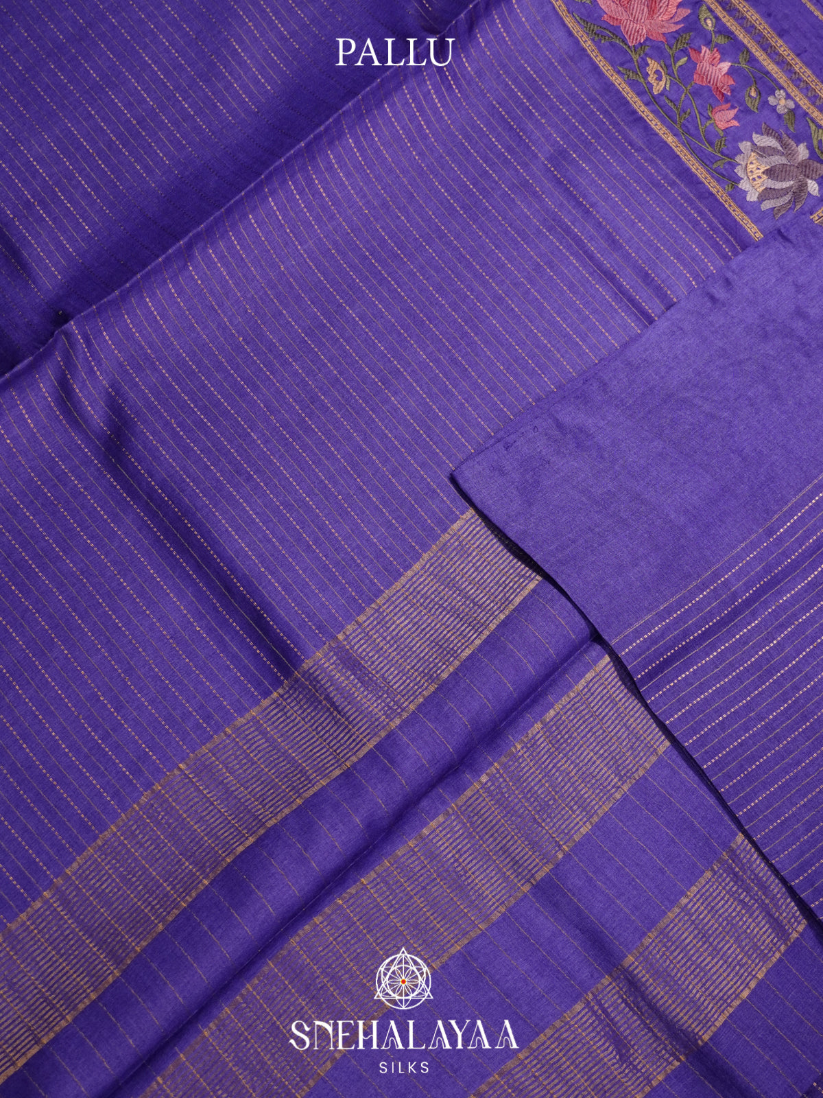 Violet Tussar Saree