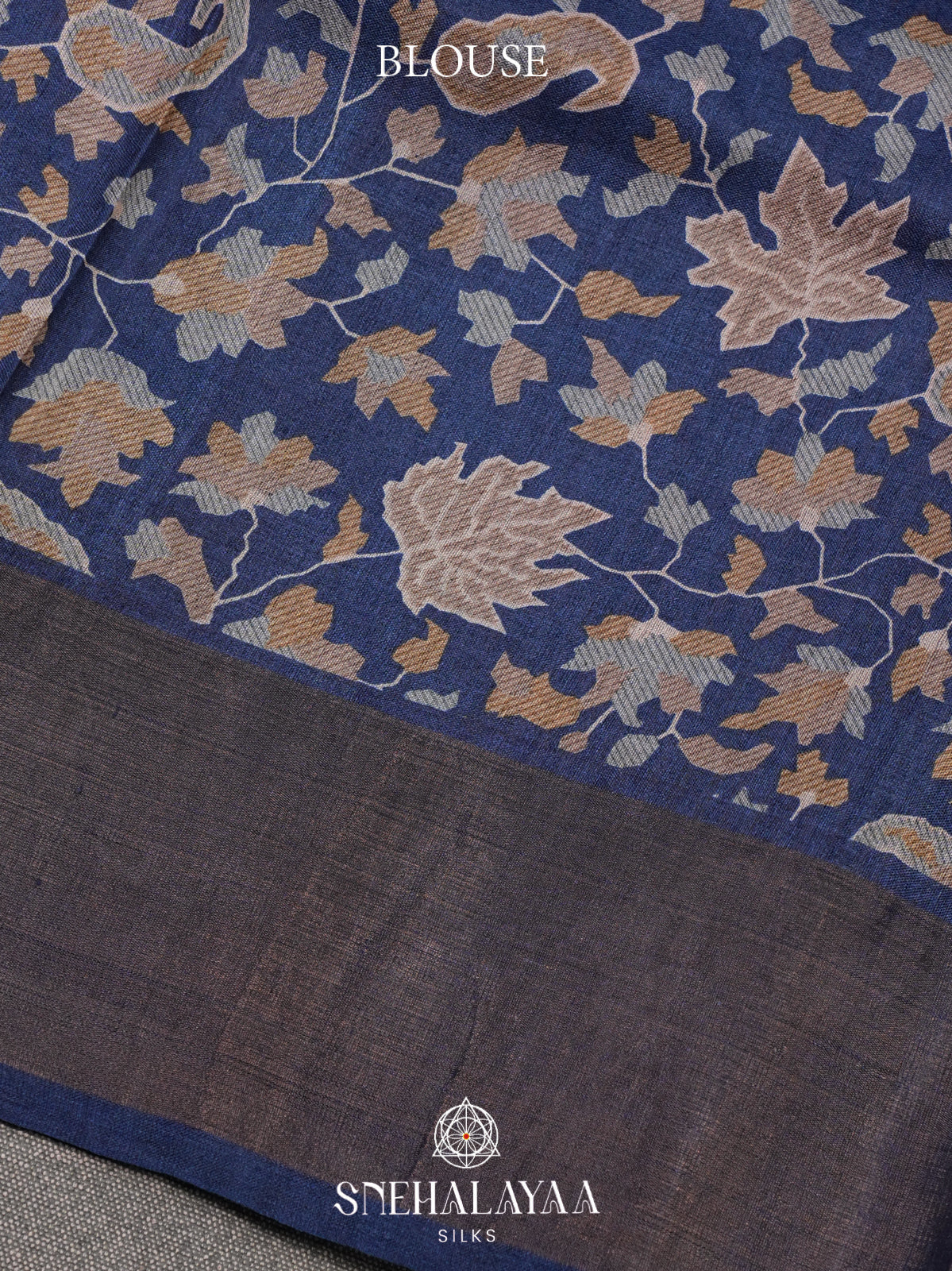 Peach Tussar Saree