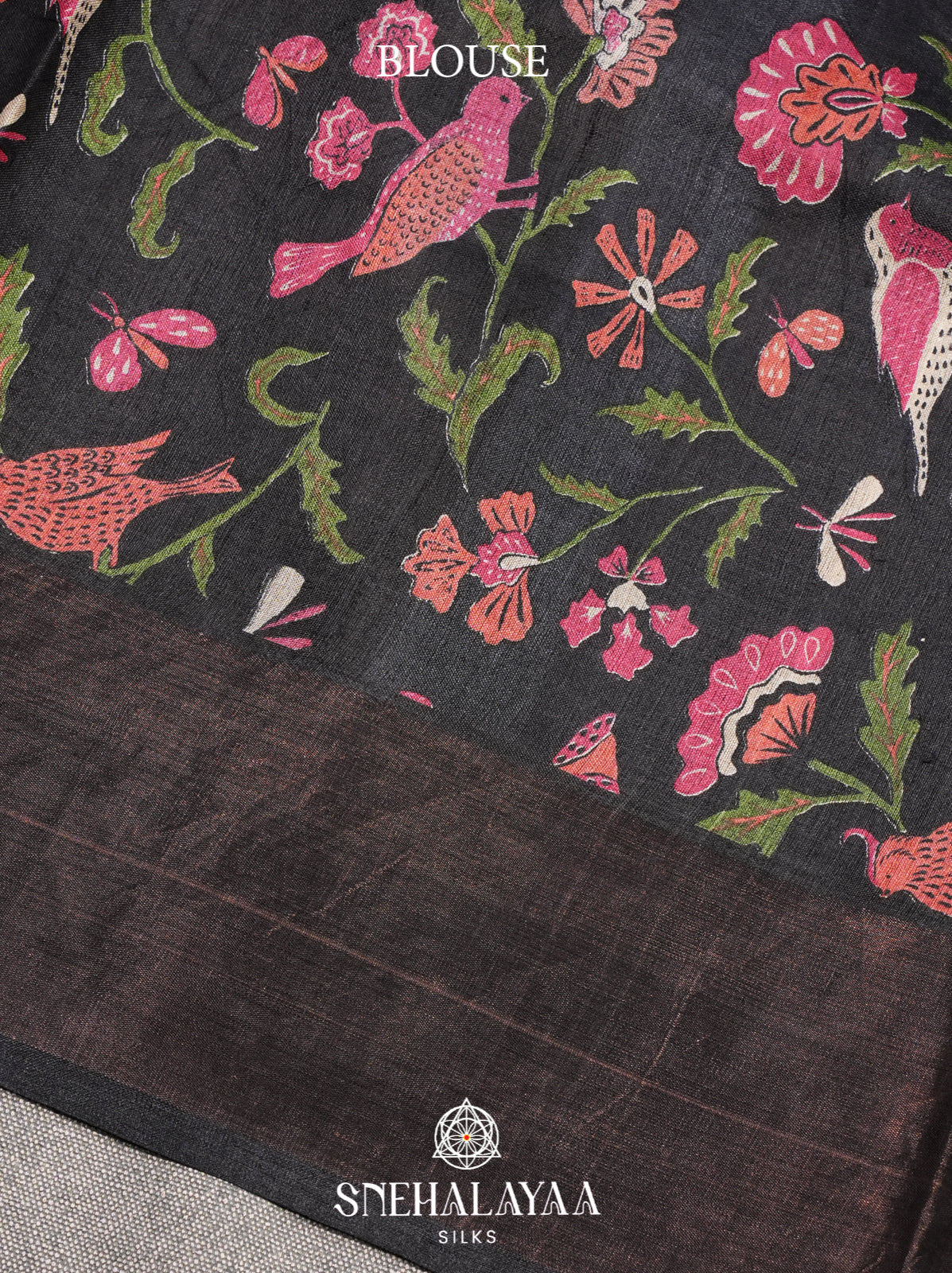 Cream Tussar Saree