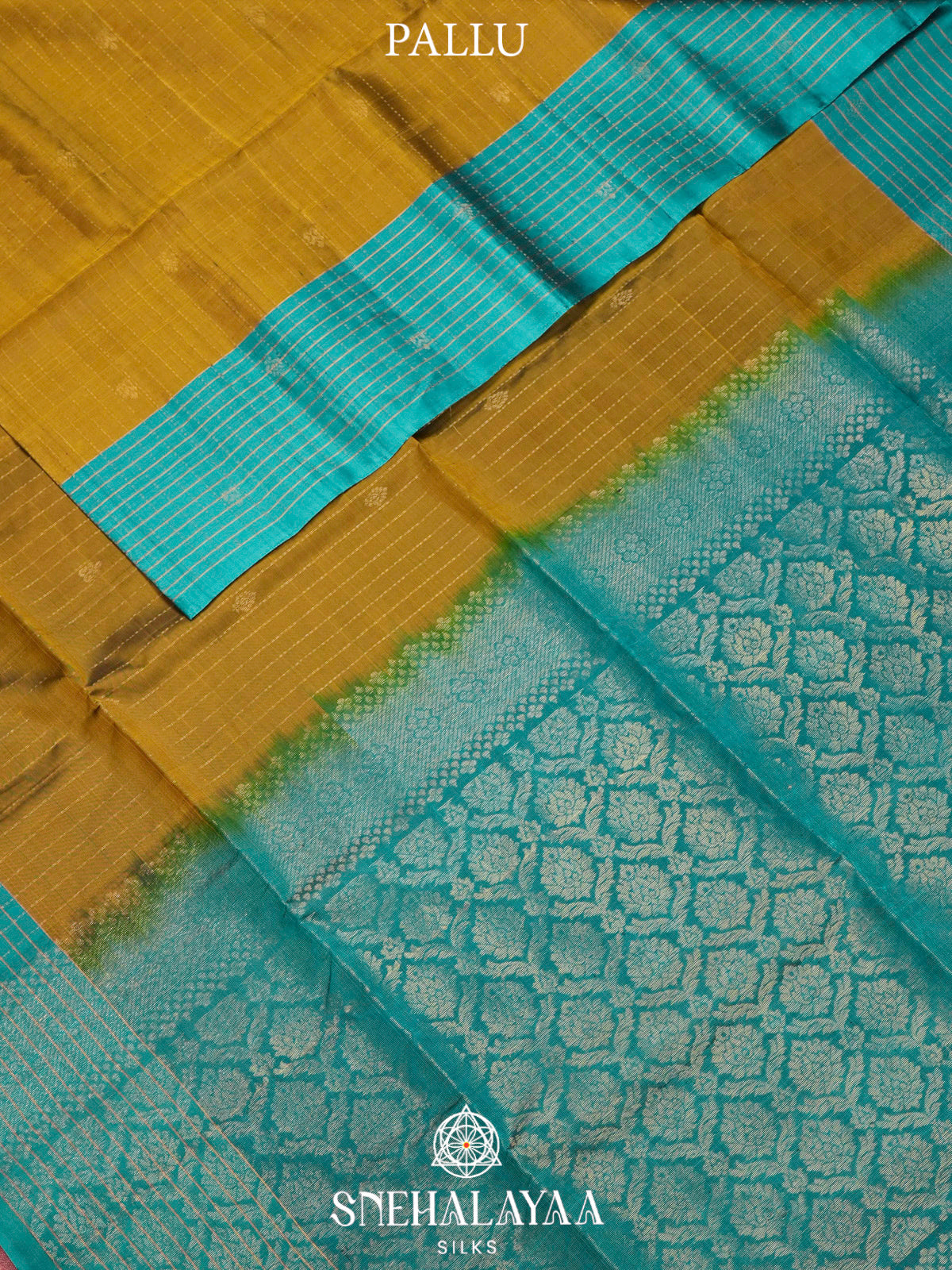 Mustard Yellow Soft Silk Saree