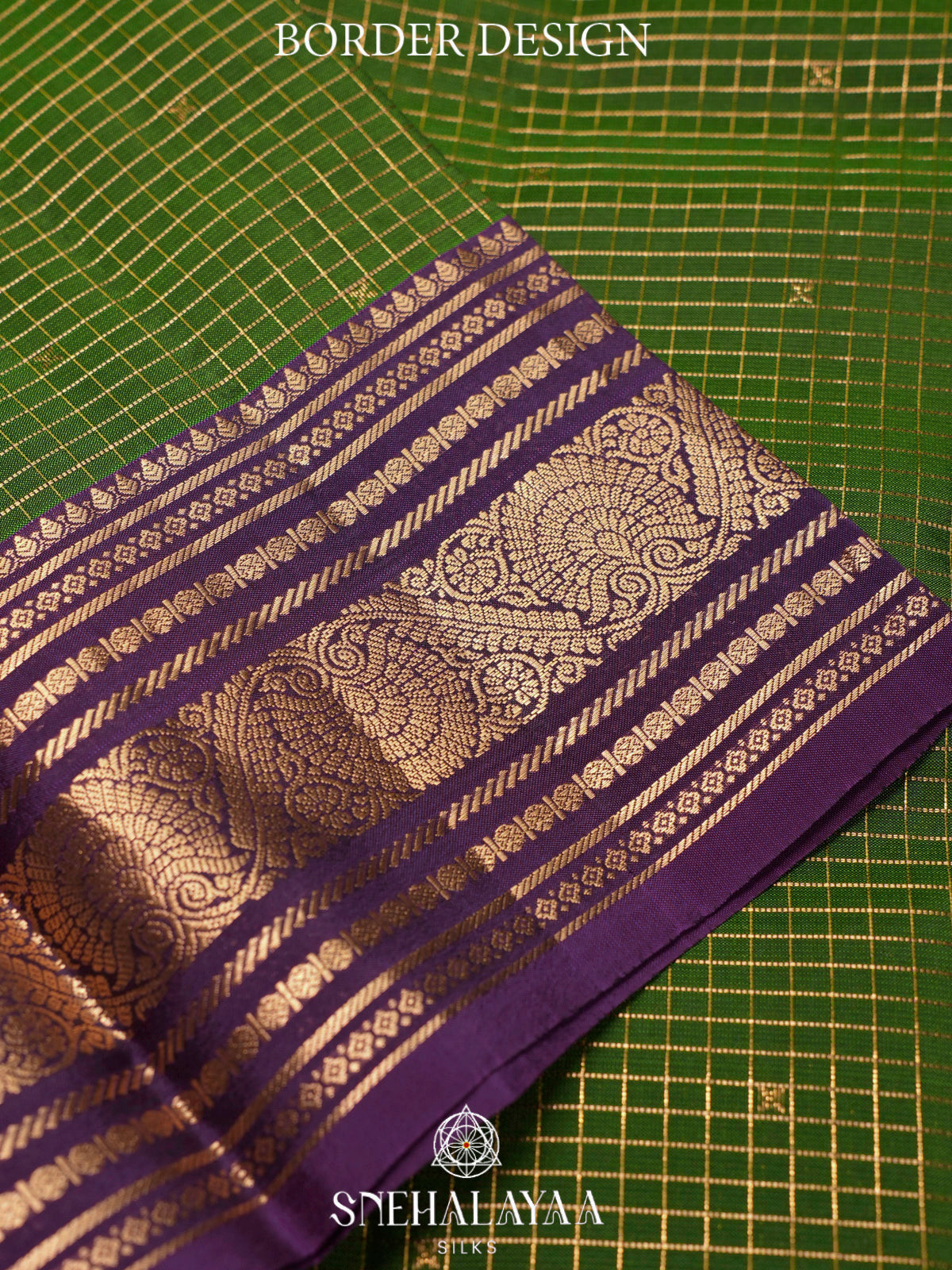 Emerald Green Kanjivaram Silk Saree