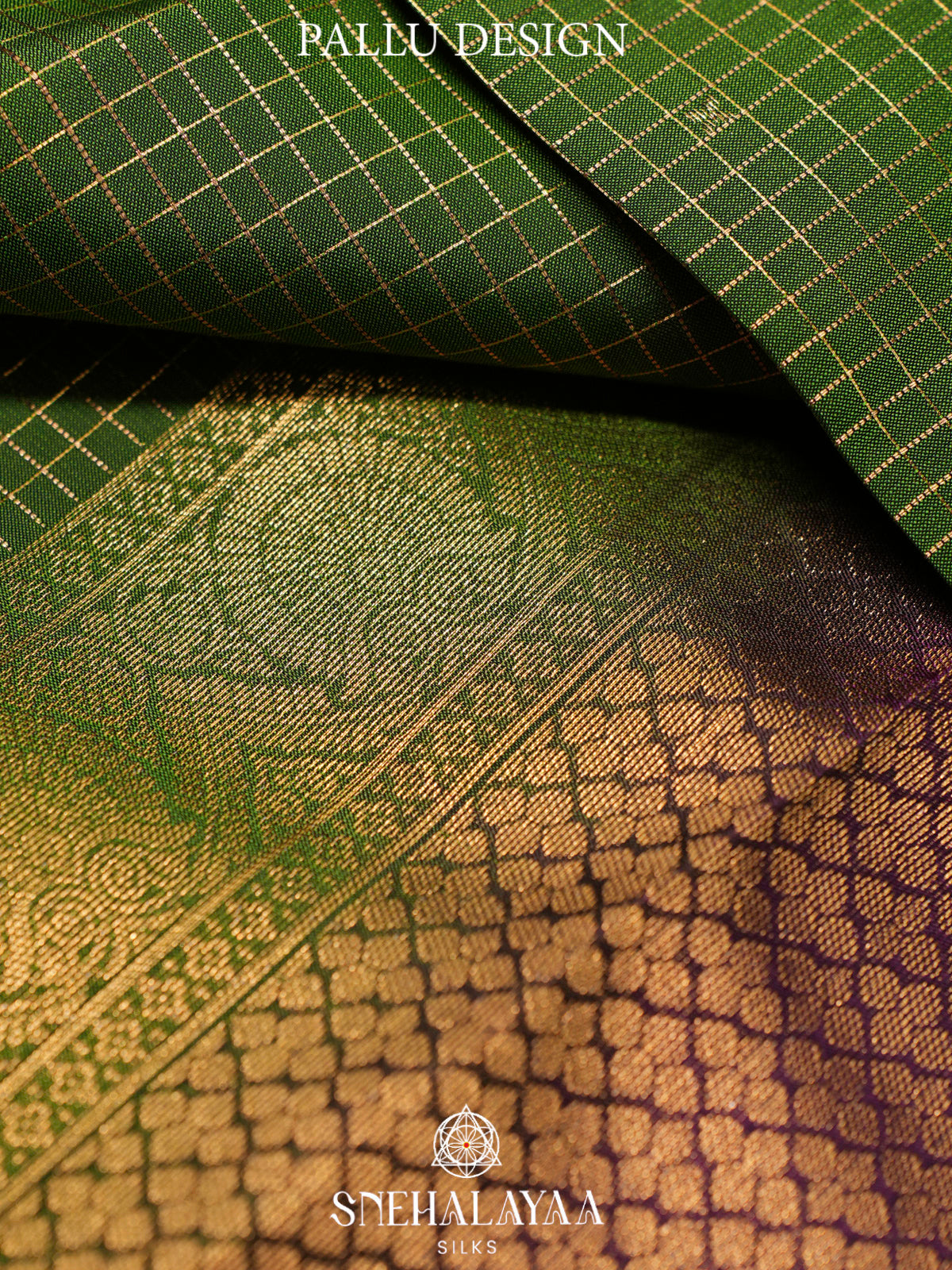 Emerald Green Kanjivaram Silk Saree