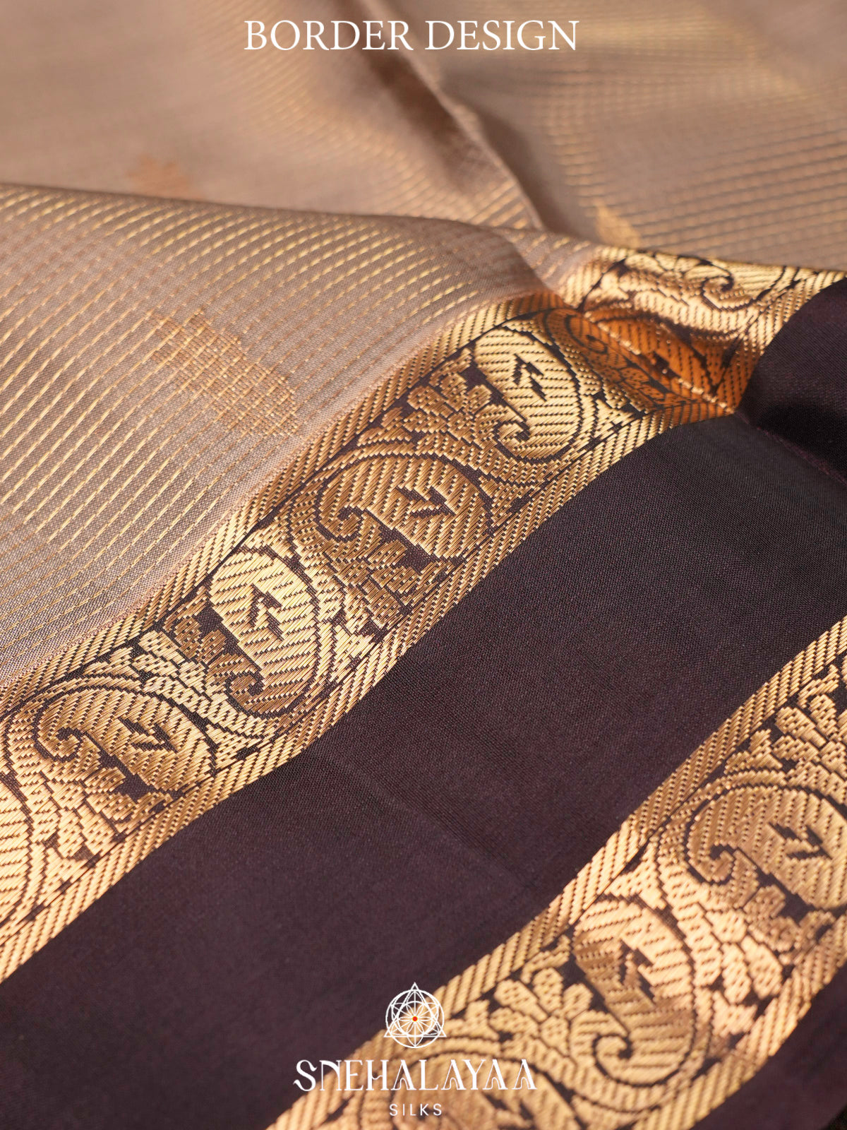 Beige  Kanjivaram Silk Saree