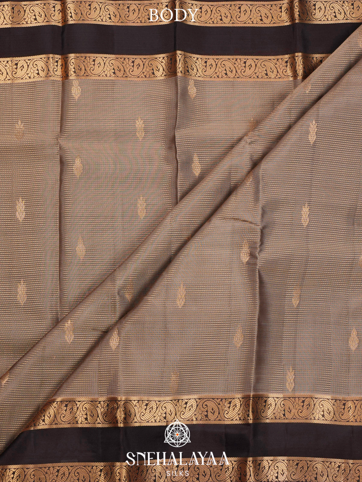 Beige  Kanjivaram Silk Saree