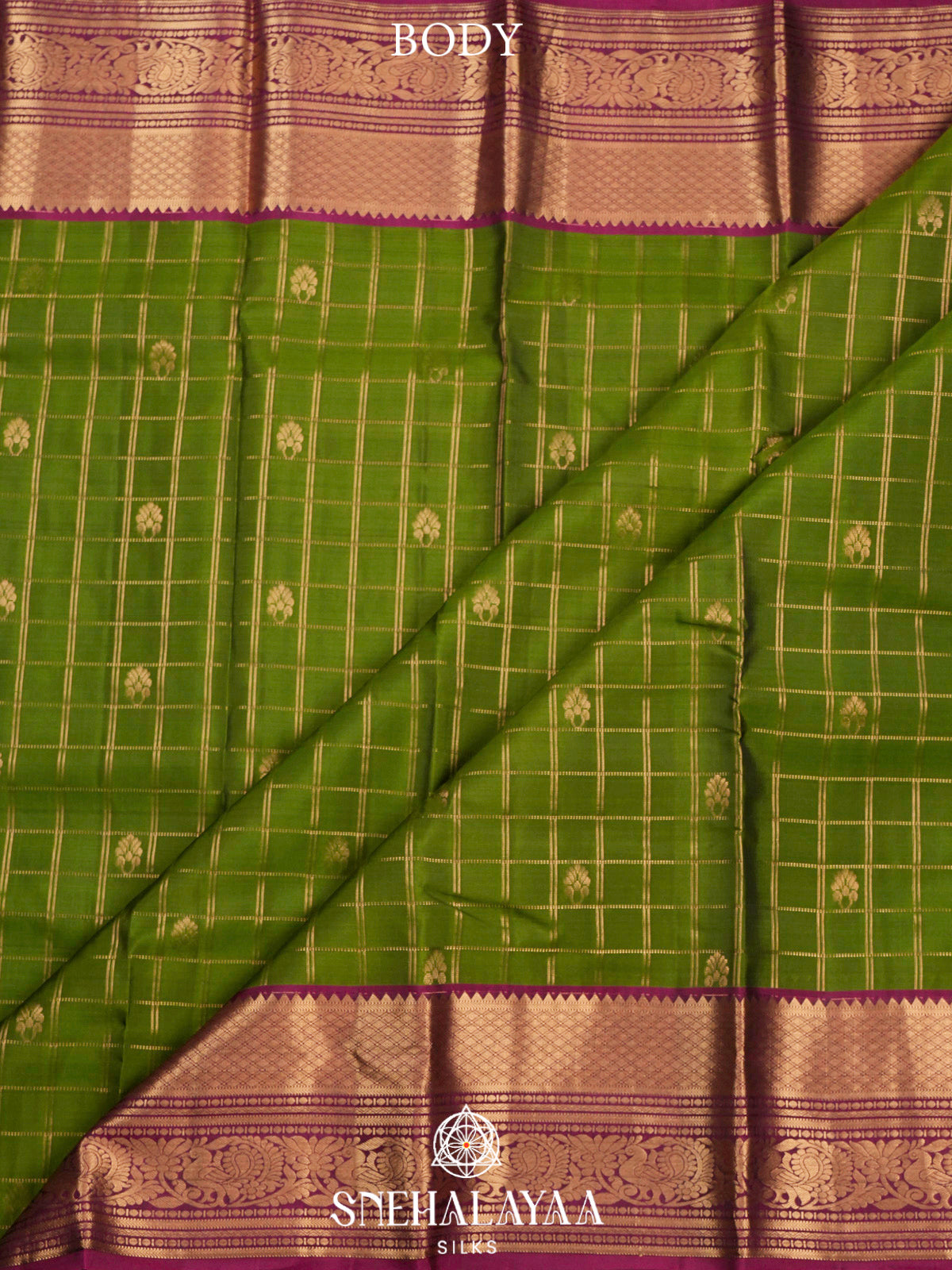 Emerald Green  Kanjivaram Silk Saree