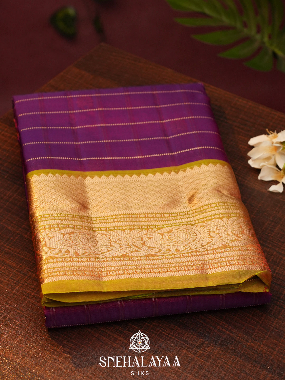 Magenta  Kanjivaram Silk Saree