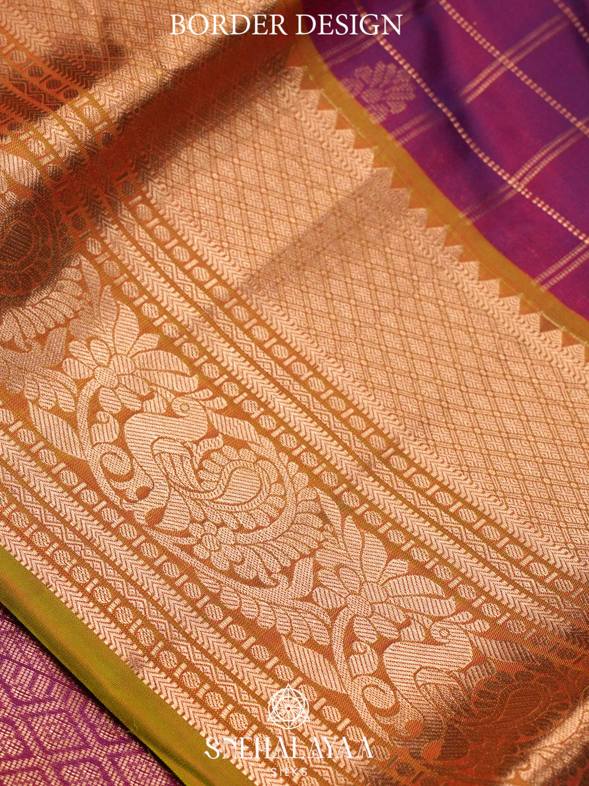 Magenta  Kanjivaram Silk Saree