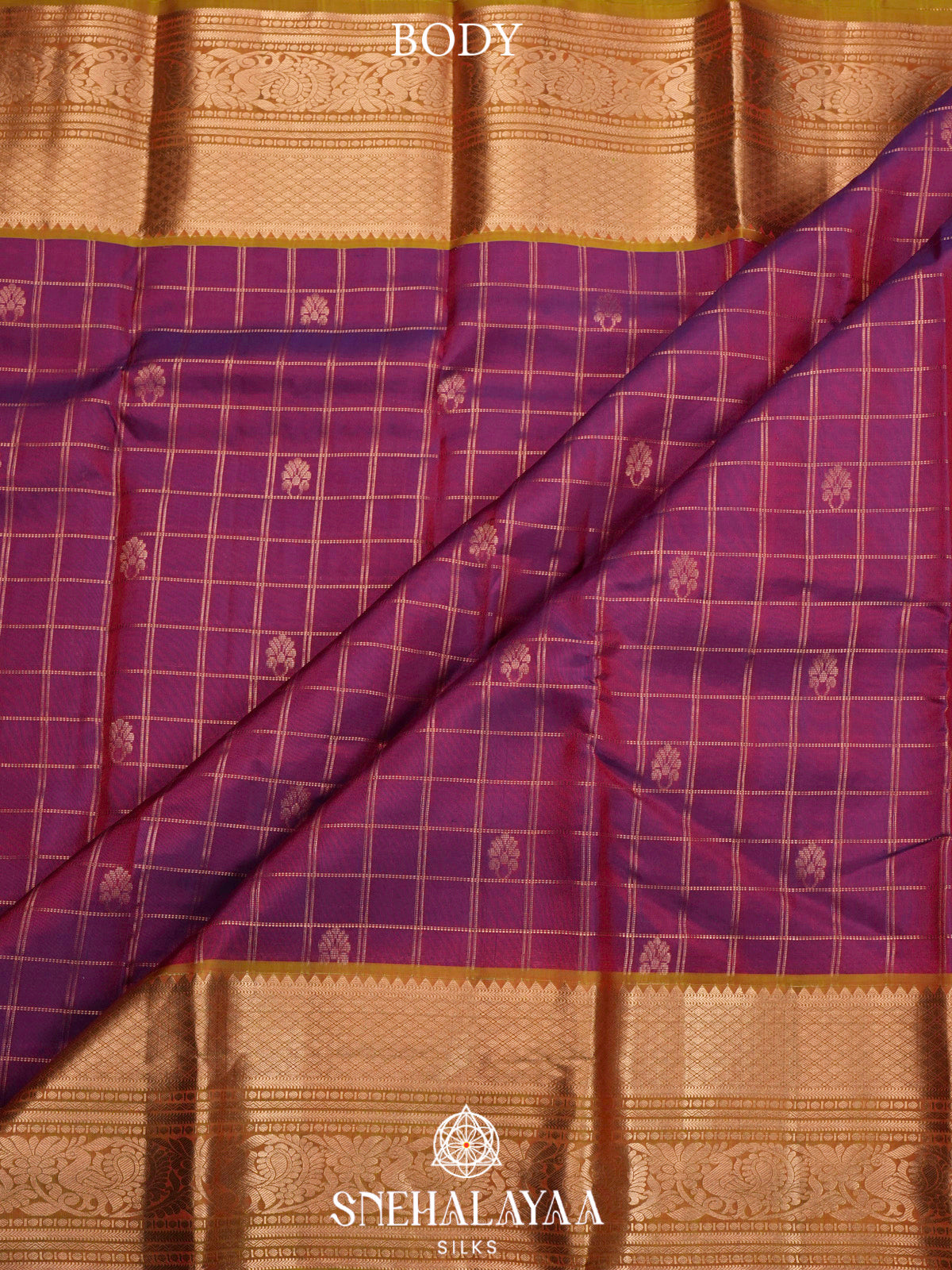 Magenta  Kanjivaram Silk Saree