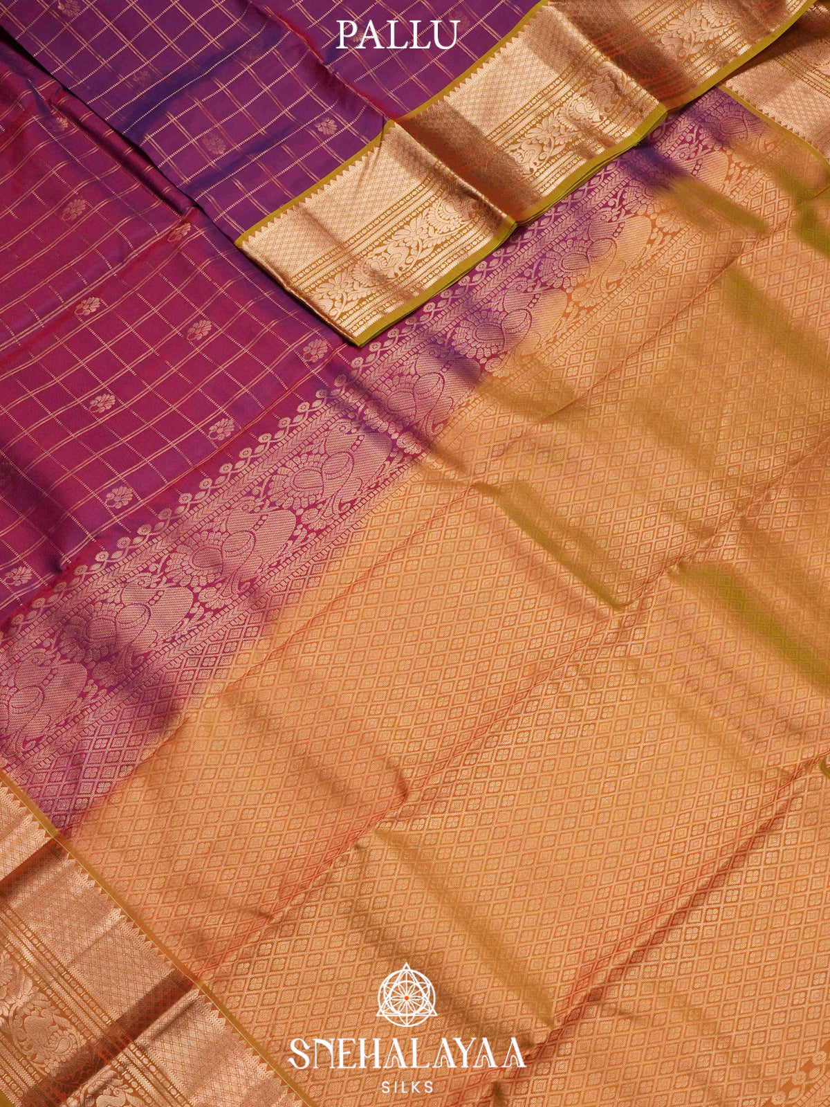 Magenta  Kanjivaram Silk Saree