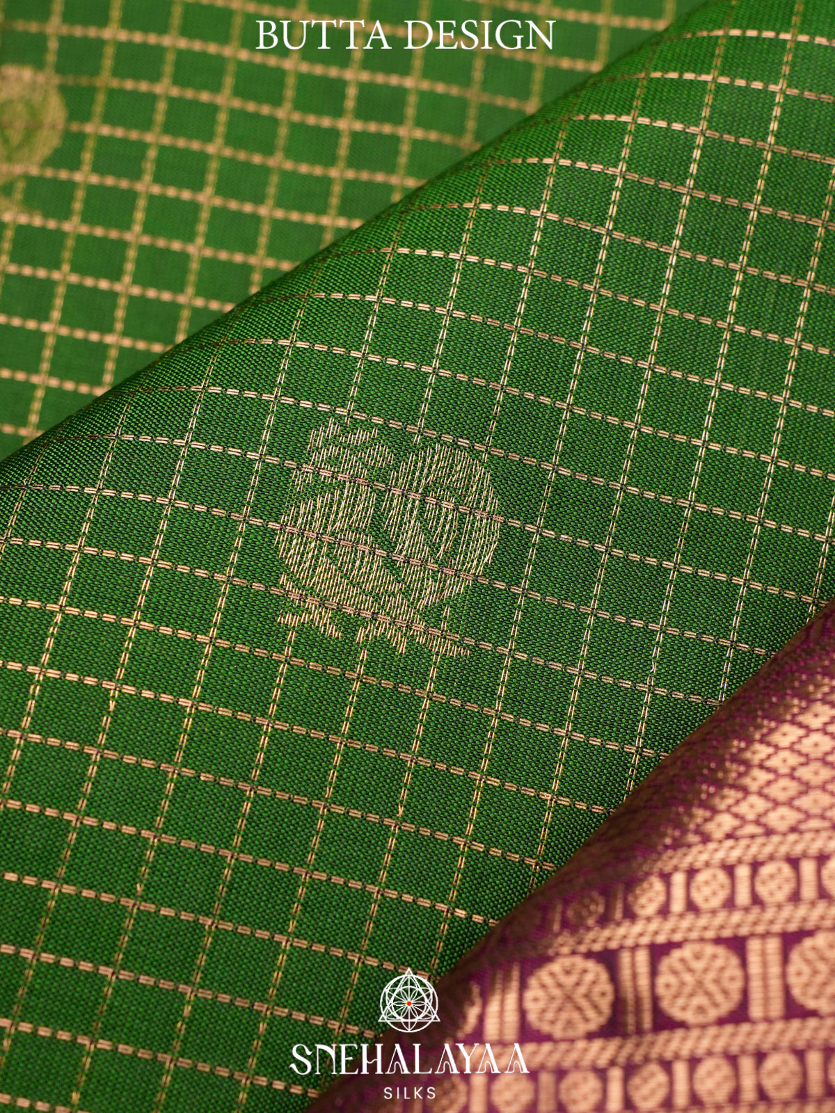 Emerald Green  Kanjivaram Silk Saree