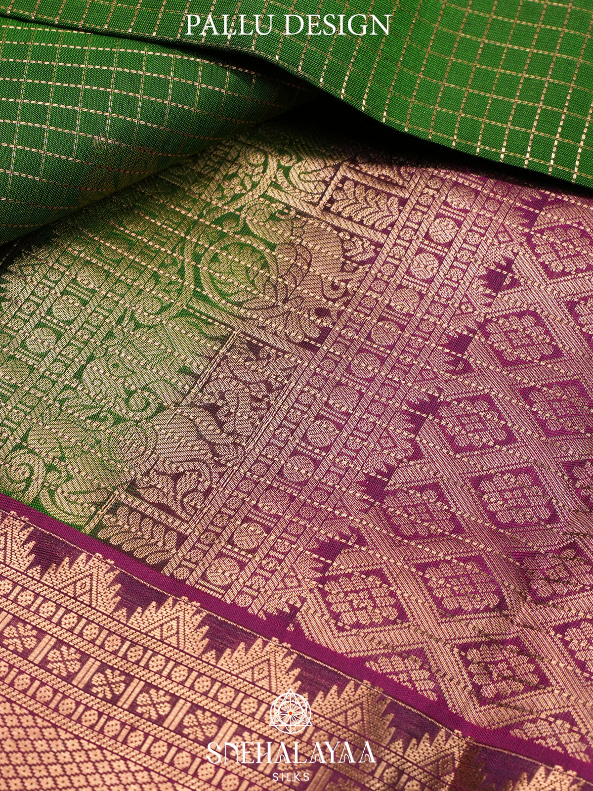 Emerald Green  Kanjivaram Silk Saree
