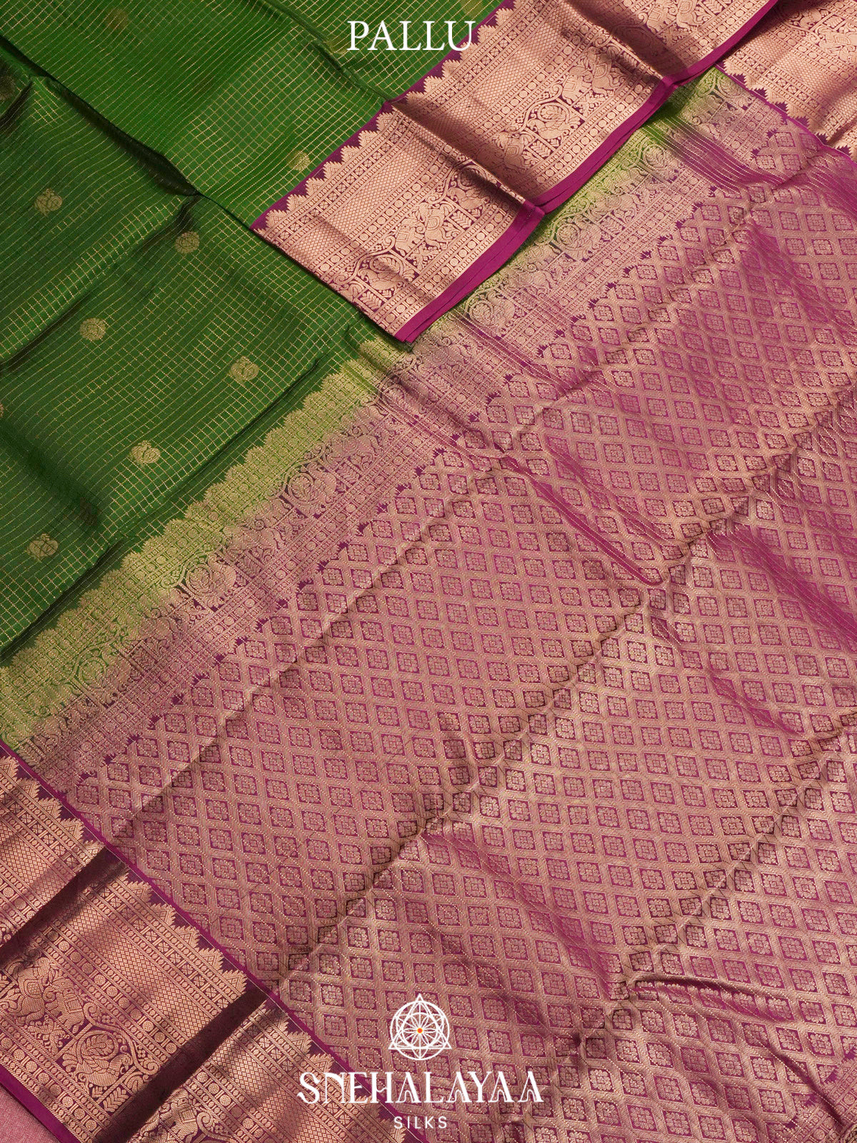 Emerald Green  Kanjivaram Silk Saree