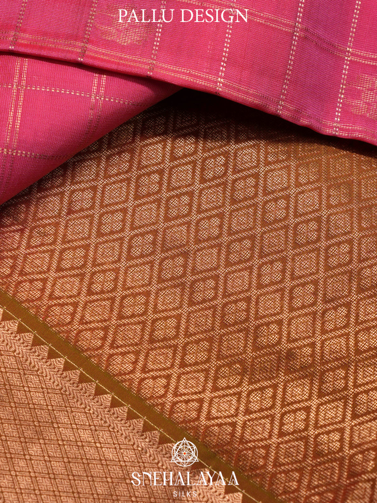 Pink  Kanjivaram Silk Saree