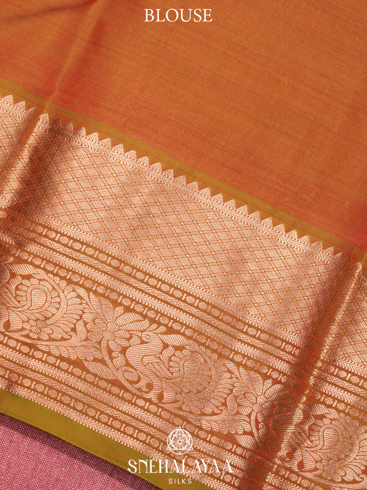 Pink  Kanjivaram Silk Saree