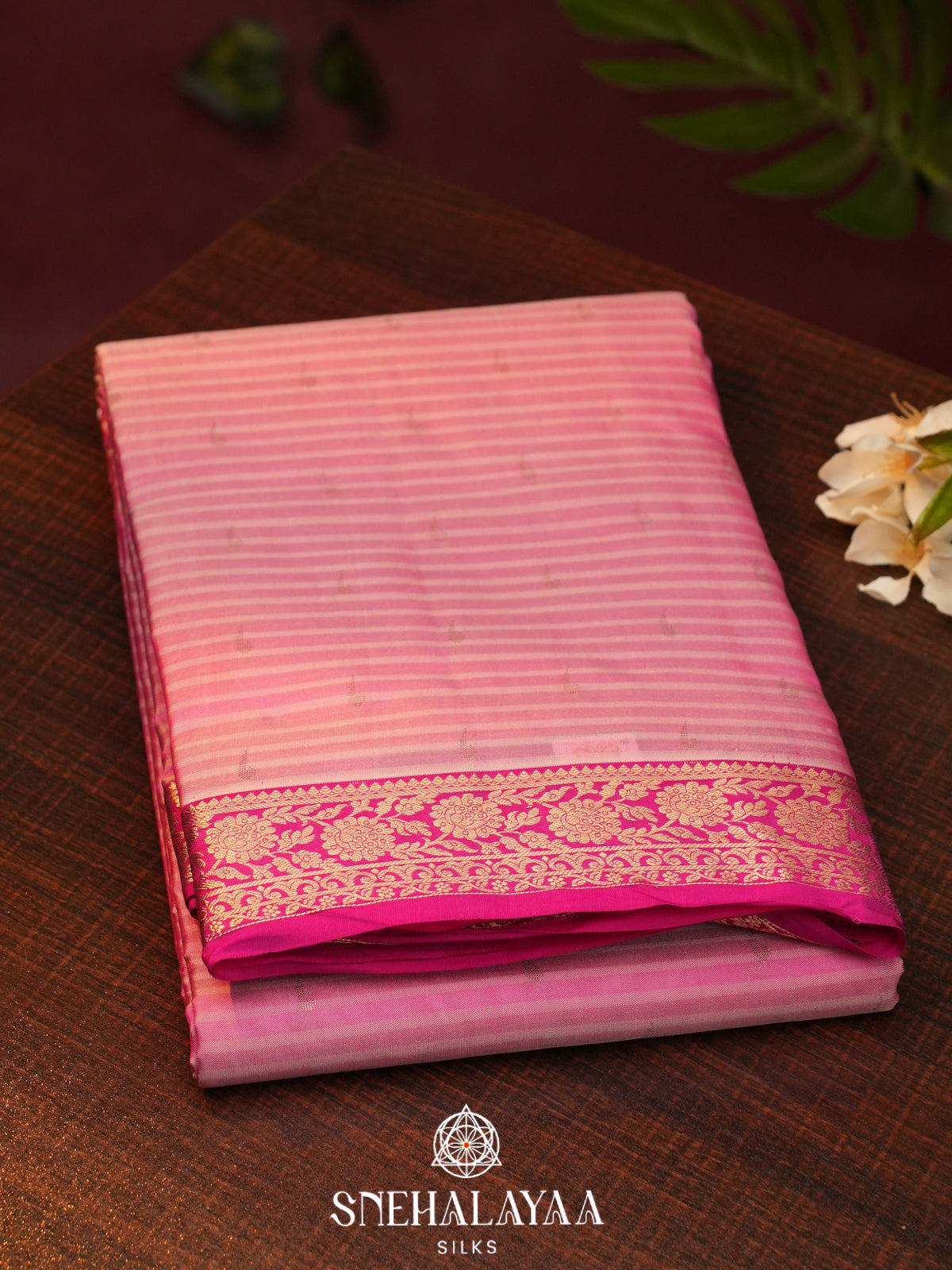 Baby Pink  Kanjivaram Silk Saree