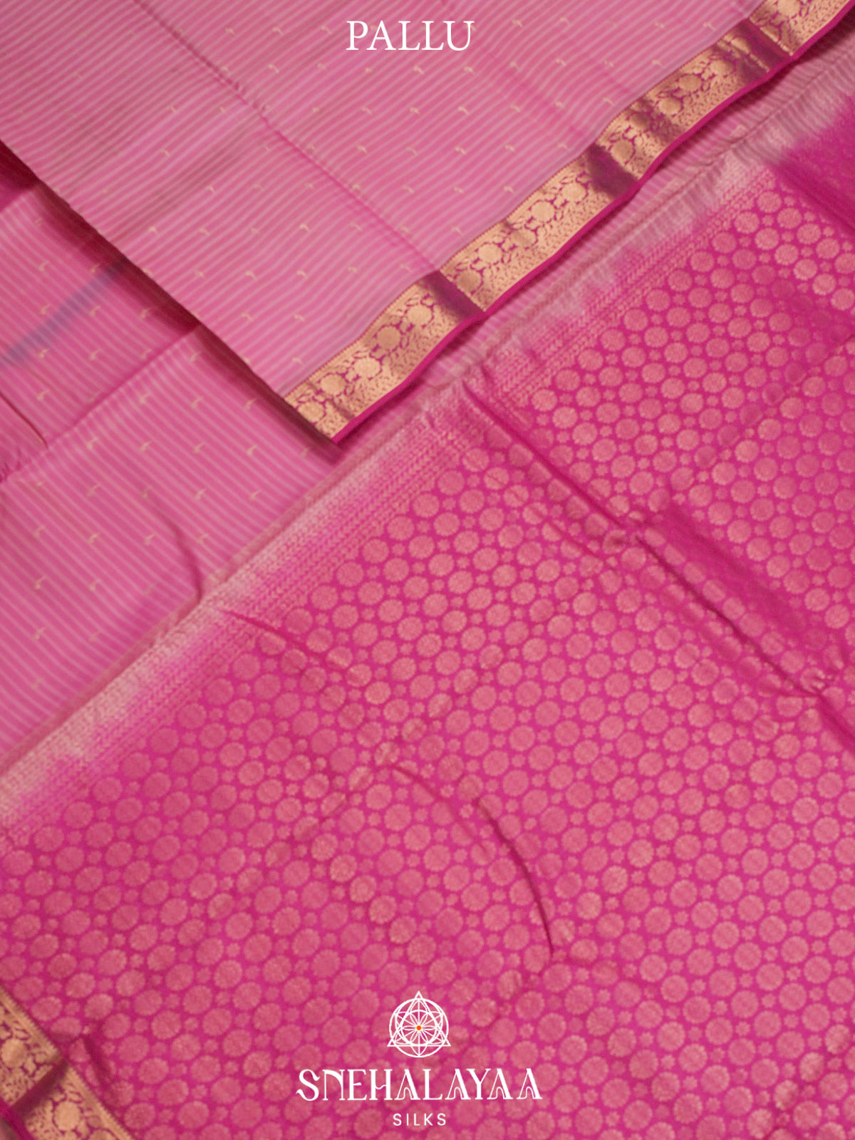 Baby Pink  Kanjivaram Silk Saree