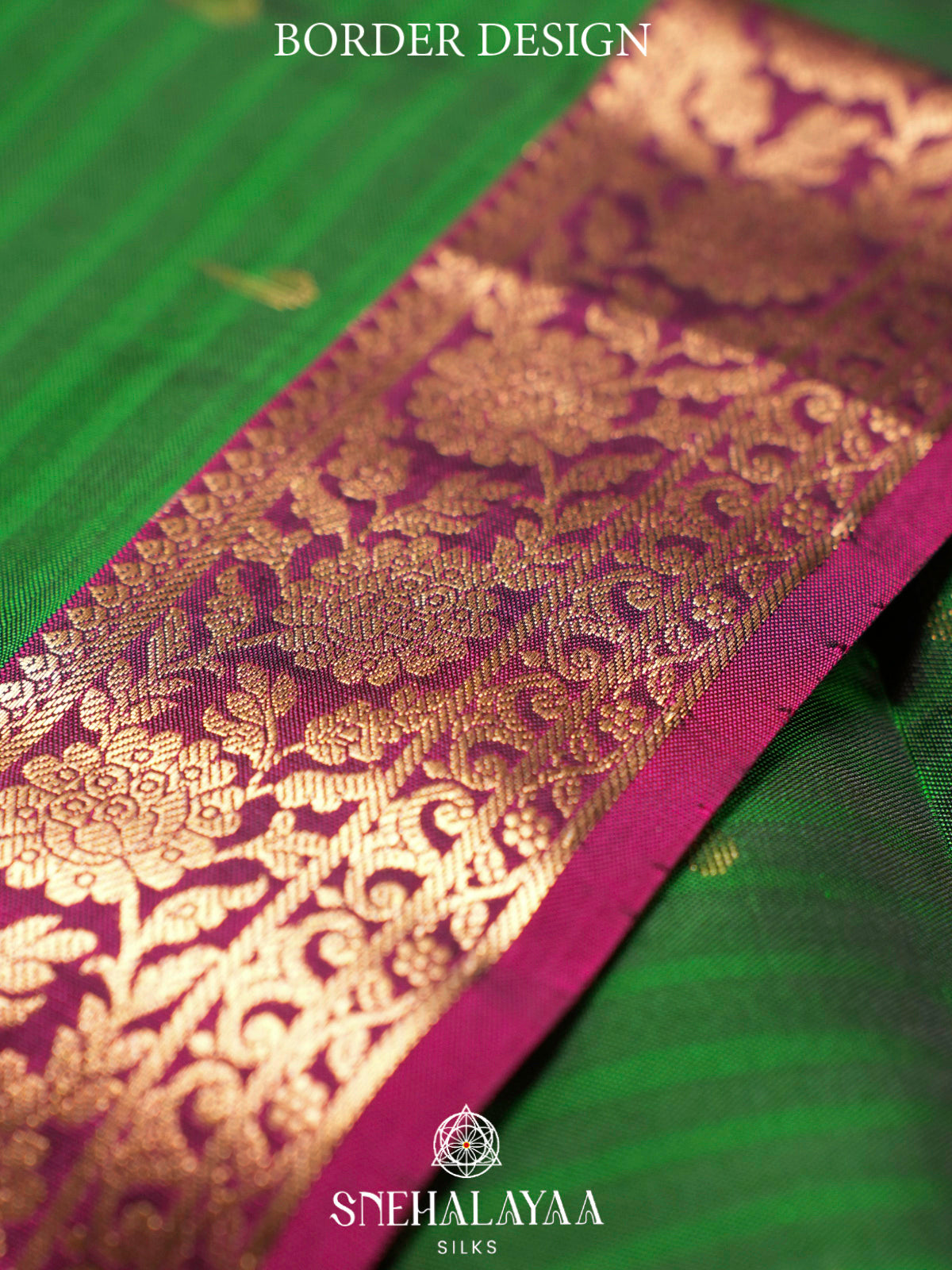 Forest Green  Kanjivaram Silk Saree