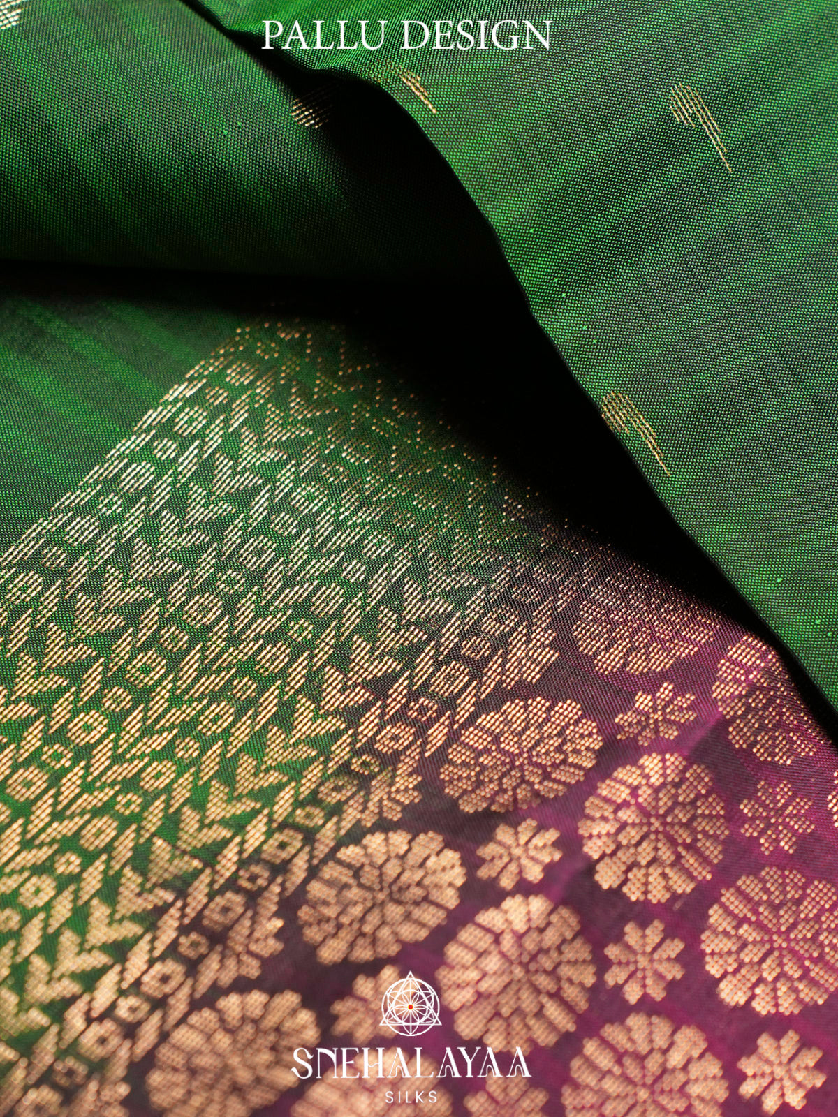 Forest Green  Kanjivaram Silk Saree