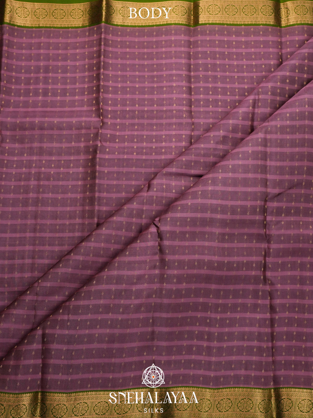 Mauve Pink  Kanjivaram Silk Saree