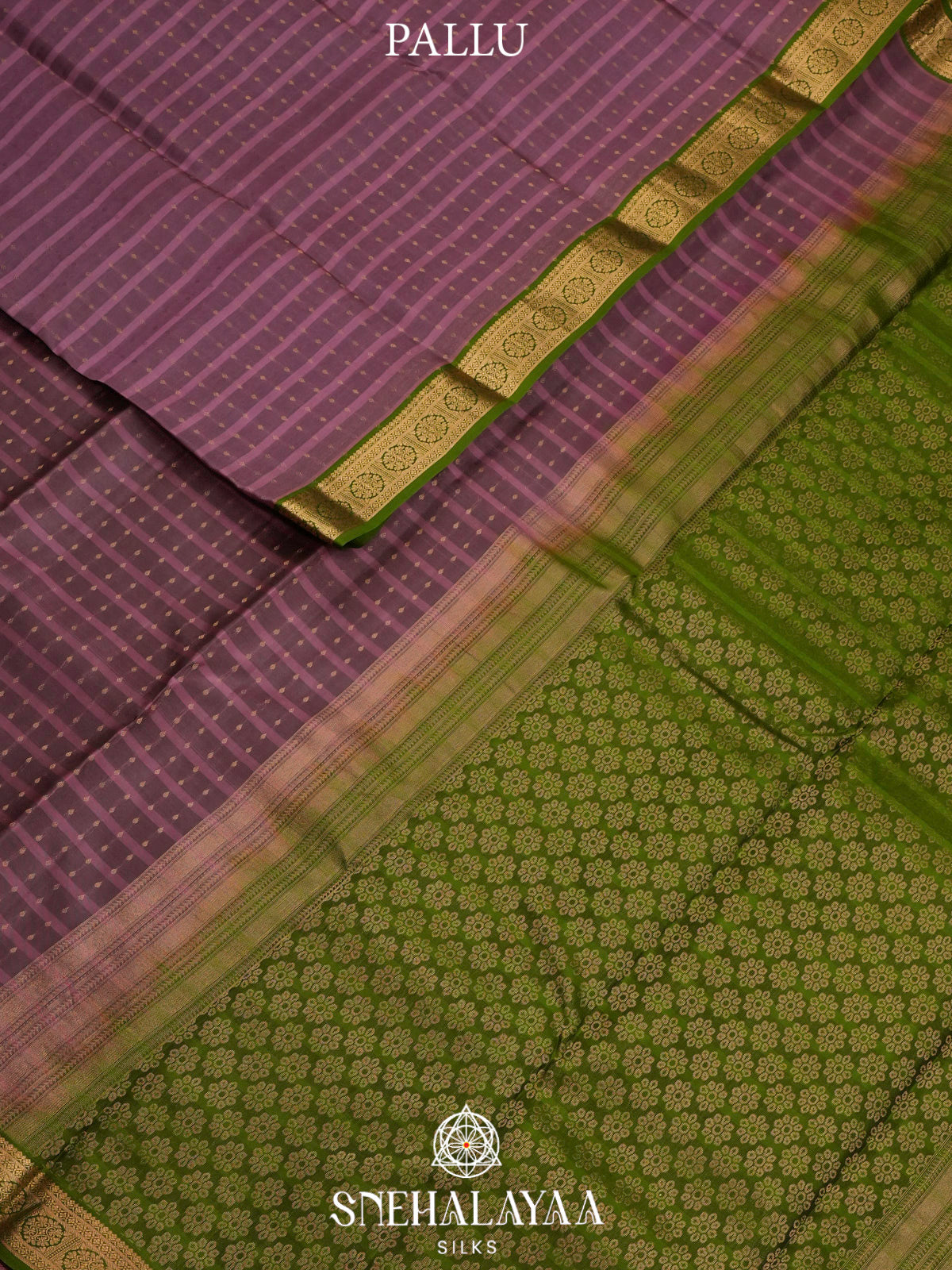Mauve Pink  Kanjivaram Silk Saree