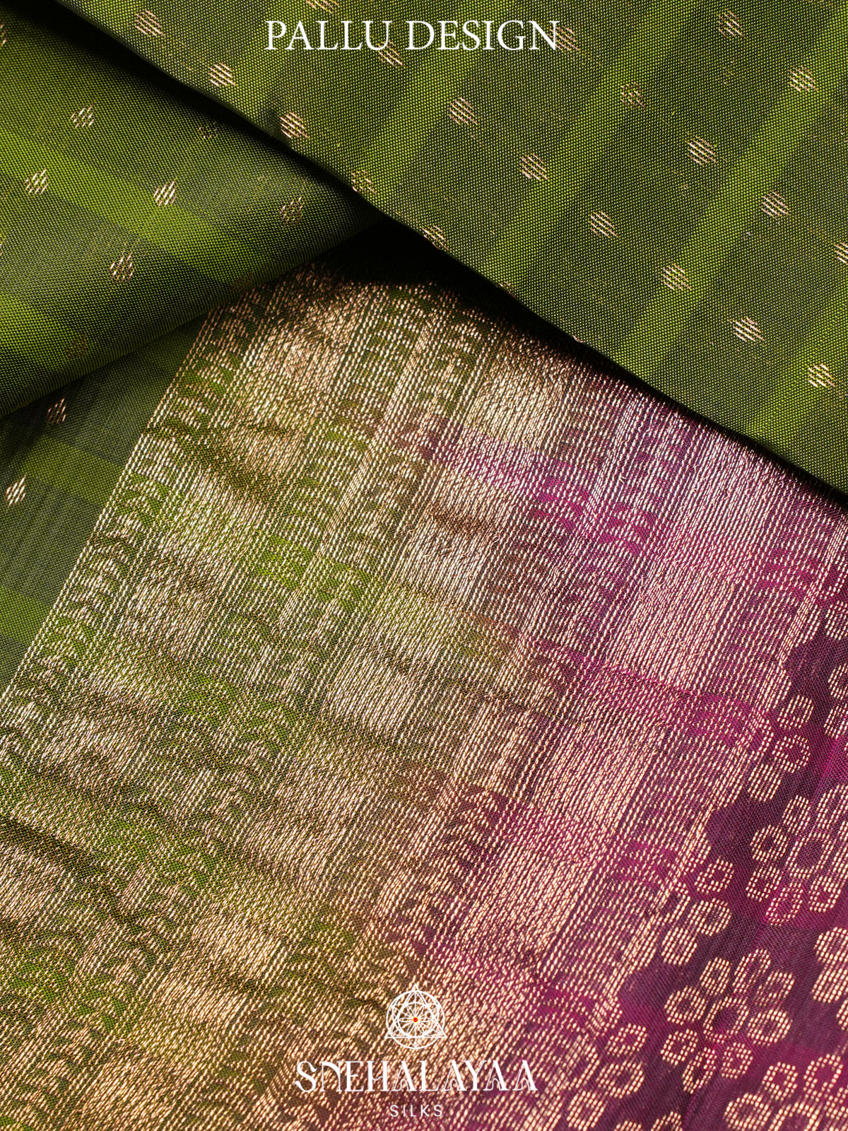 Lime Green  Kanjivaram Silk Saree