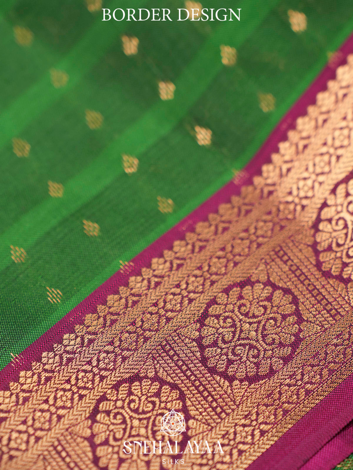 Forest Green  Kanjivaram Silk Saree