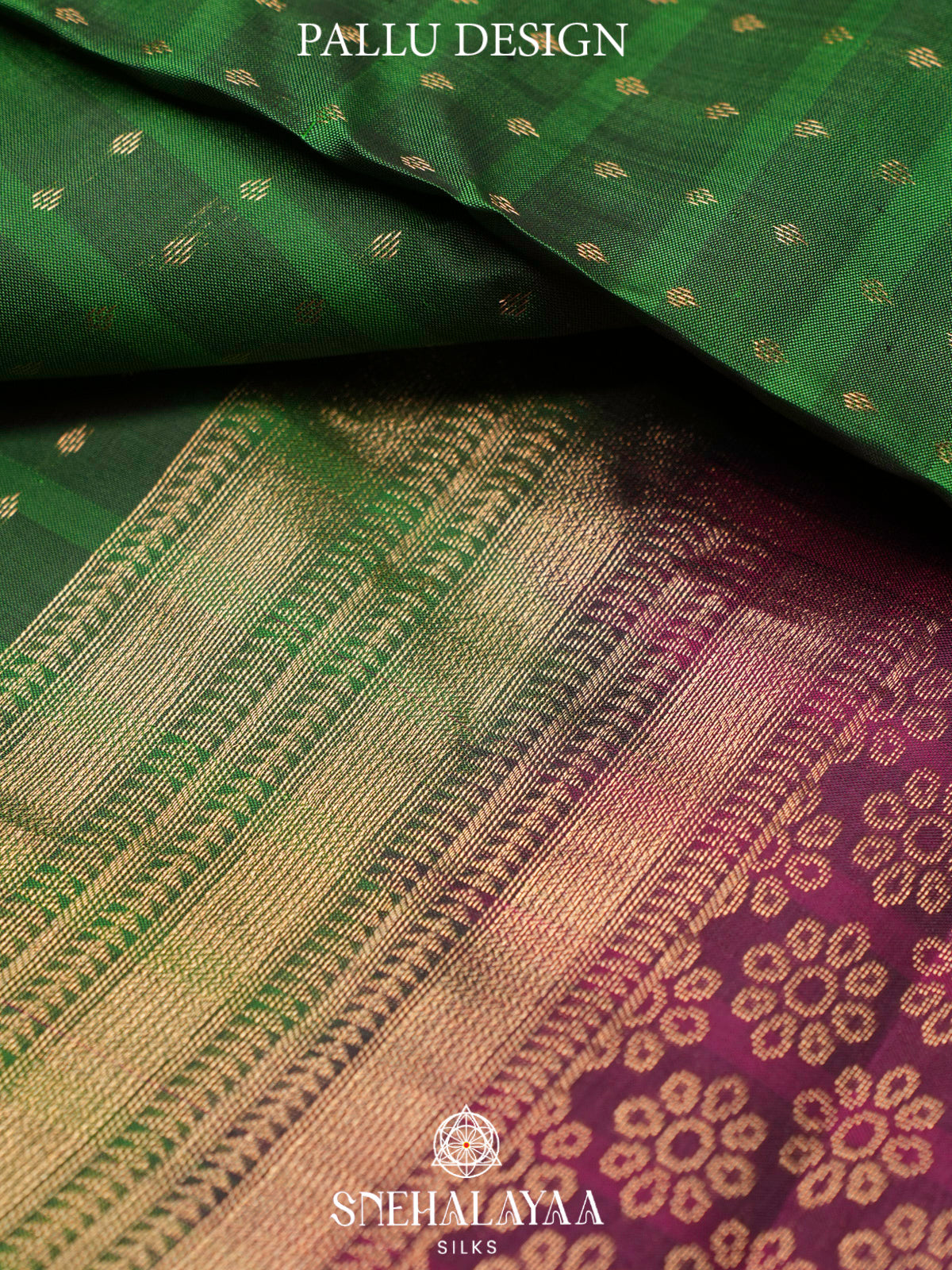 Forest Green  Kanjivaram Silk Saree
