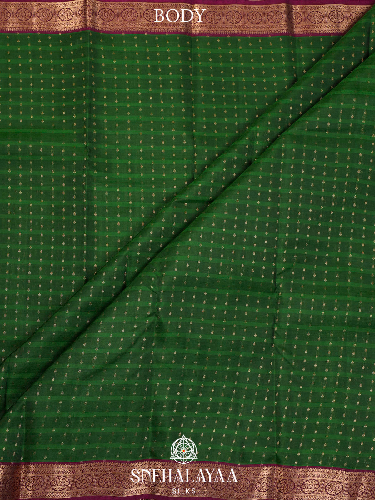 Forest Green  Kanjivaram Silk Saree