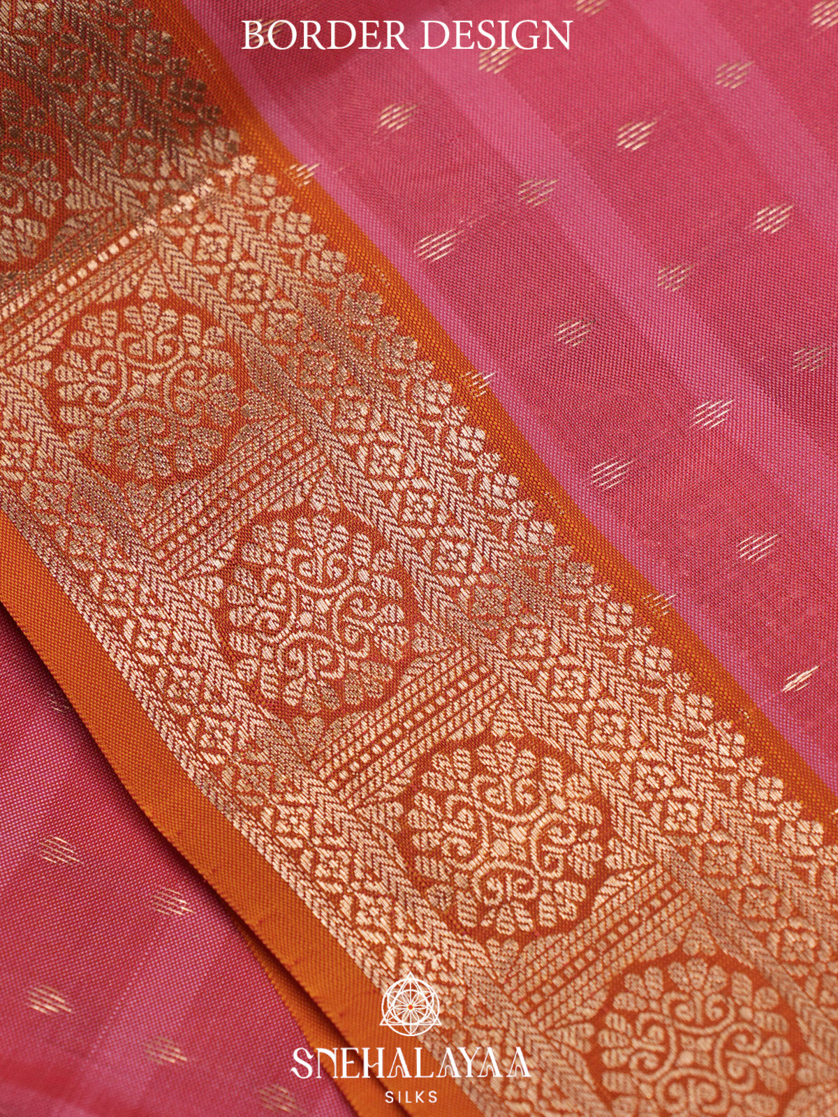 Pink  Kanjivaram Silk Saree