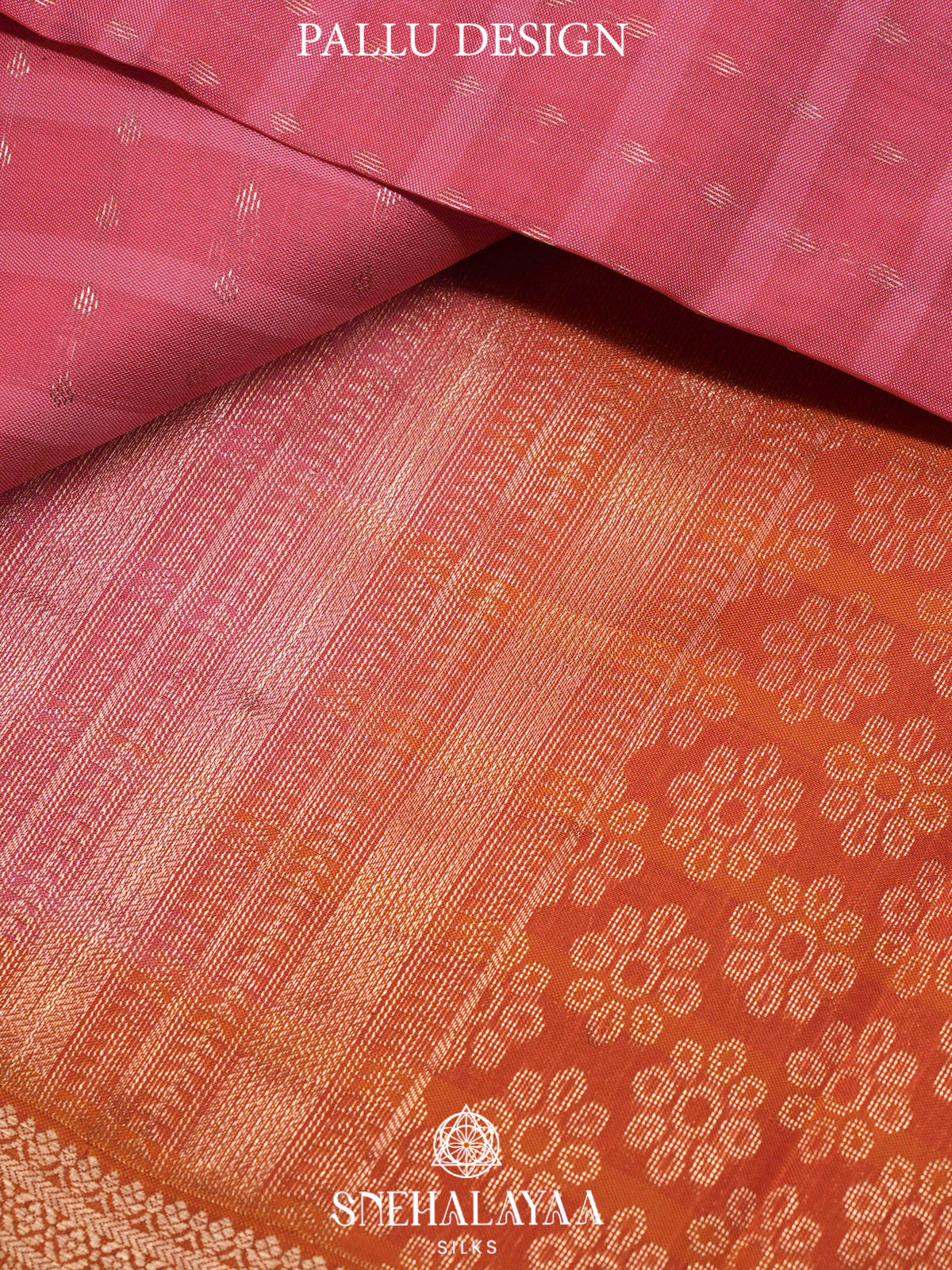 Pink  Kanjivaram Silk Saree