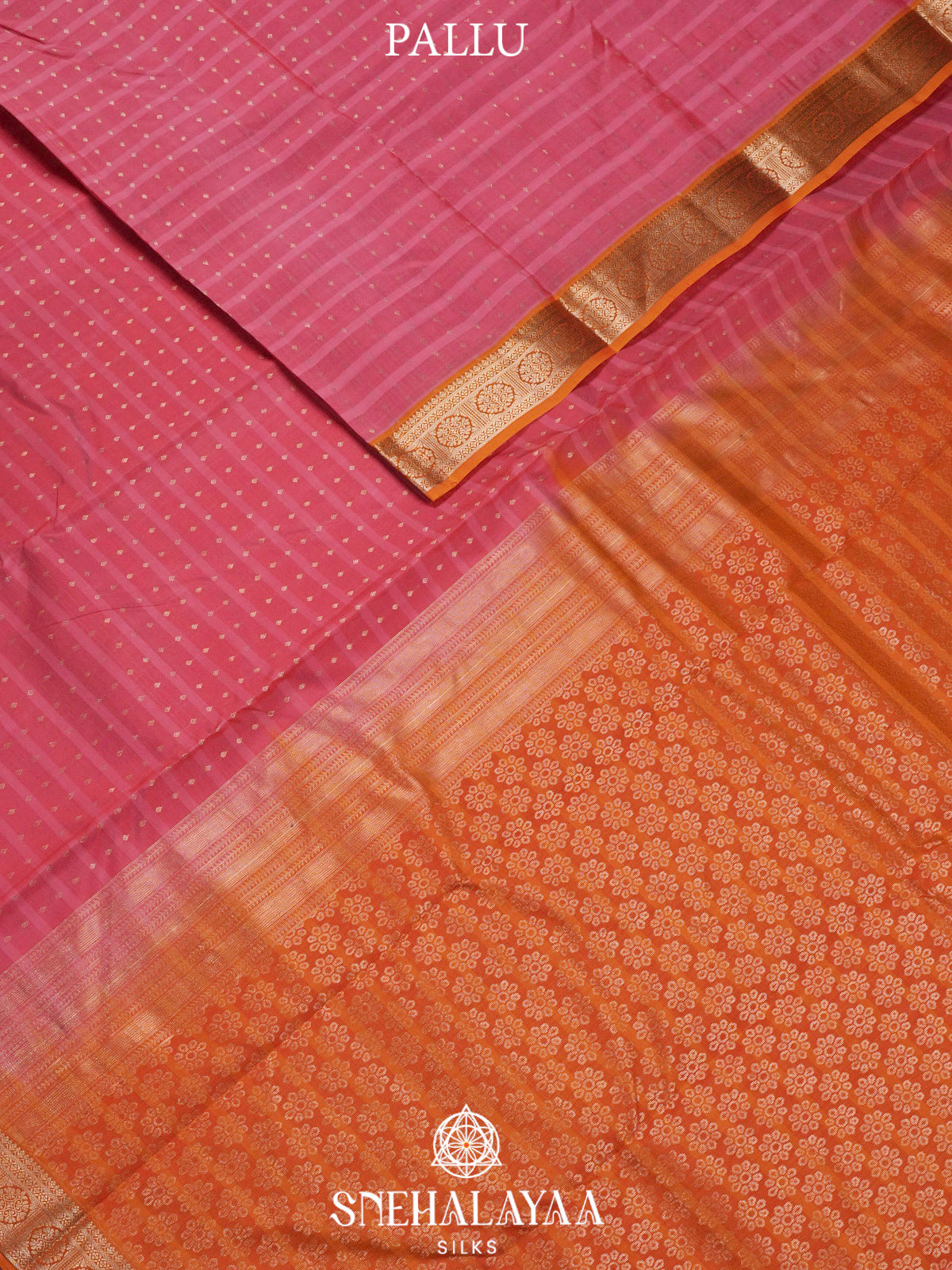 Pink  Kanjivaram Silk Saree