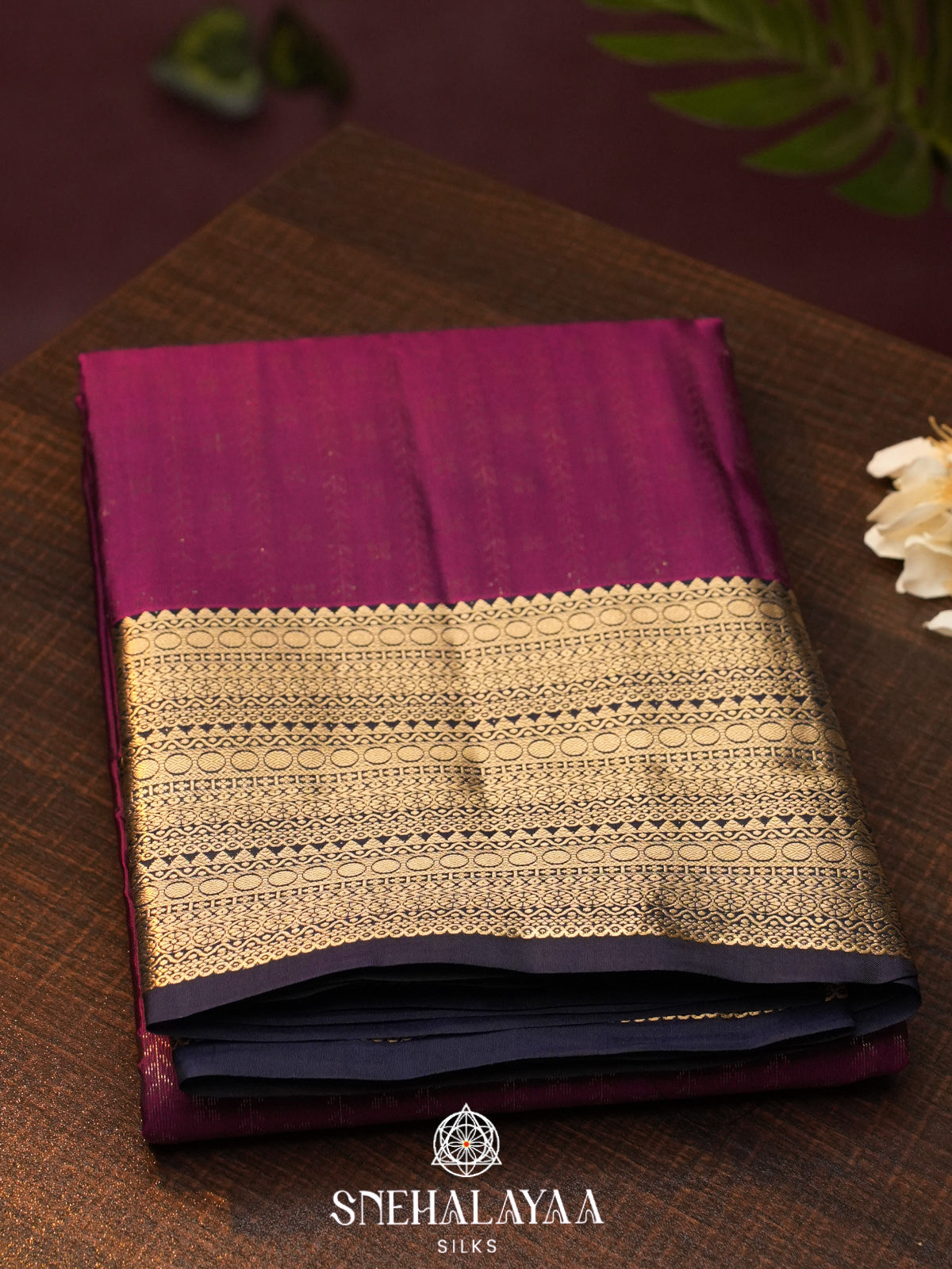 Magenta  Kanjivaram Silk Saree