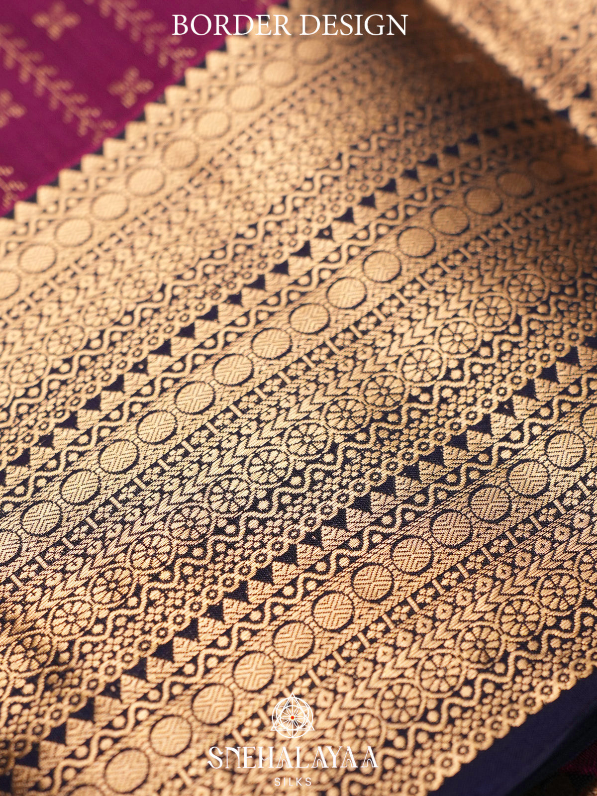 Magenta  Kanjivaram Silk Saree