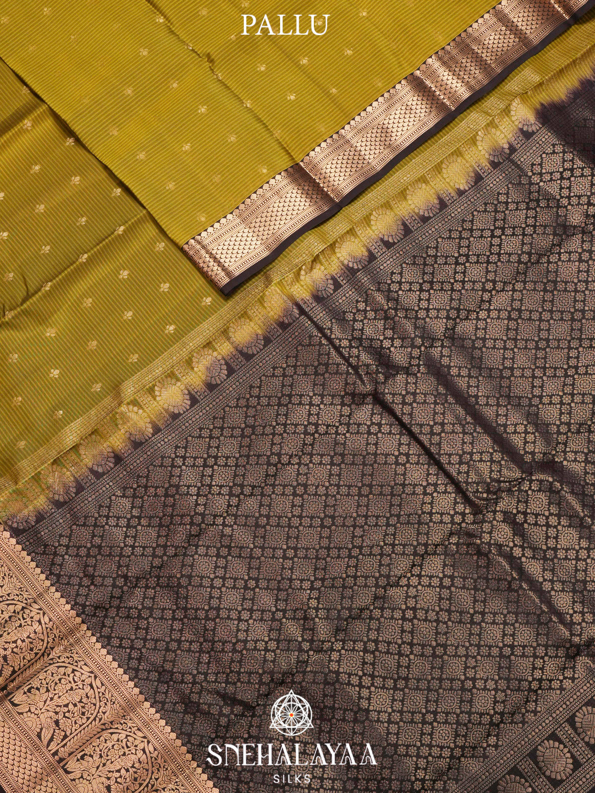 Mahendi Green  Kanjivaram Silk Saree