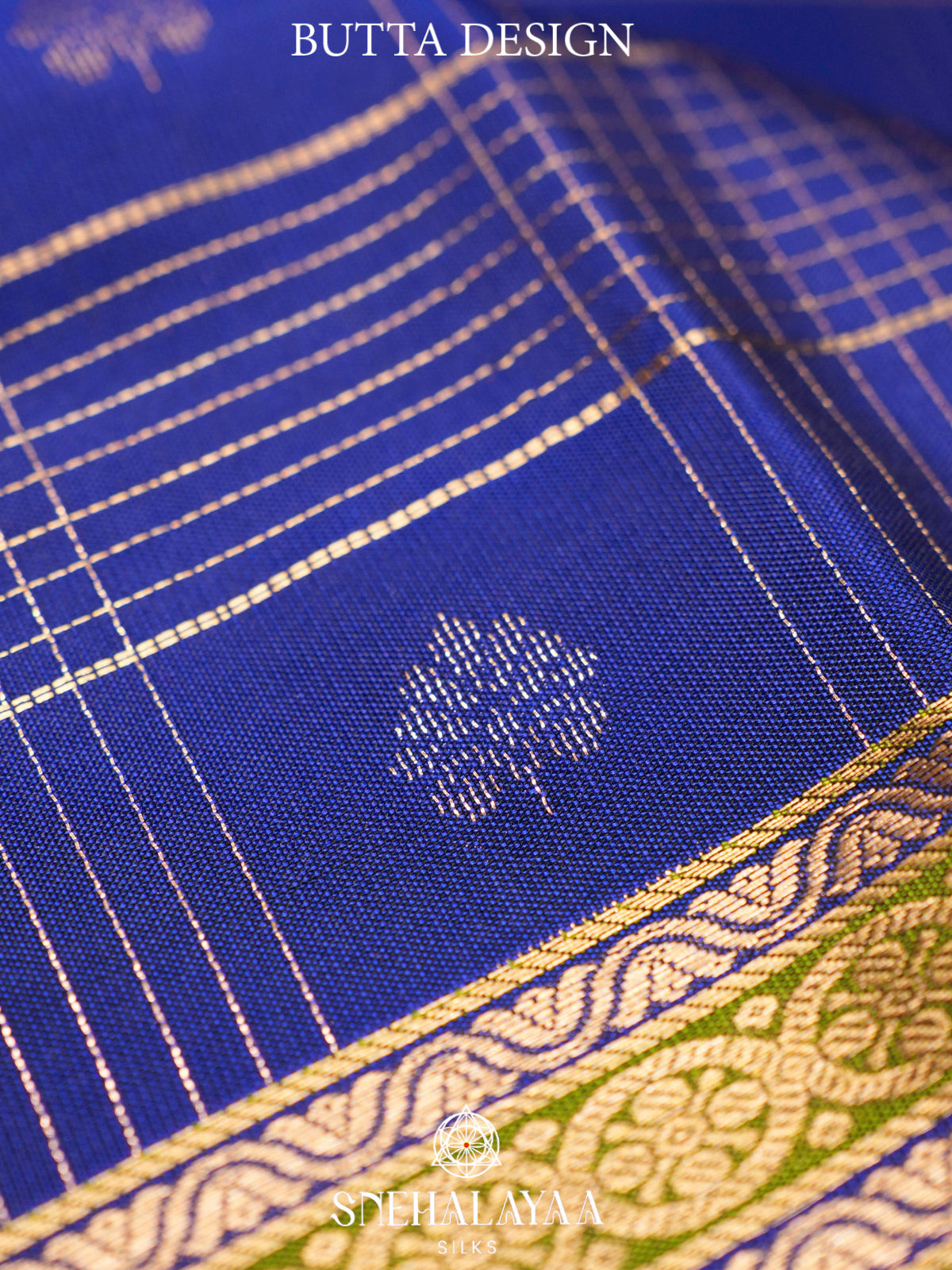 Royal Blue  Kanjivaram Silk Saree