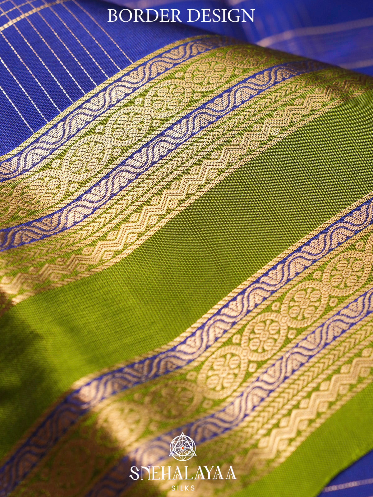 Royal Blue  Kanjivaram Silk Saree