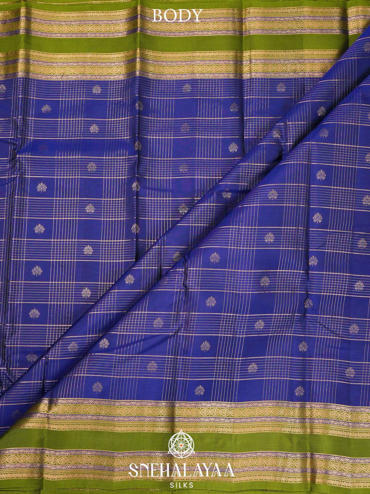 Royal Blue  Kanjivaram Silk Saree