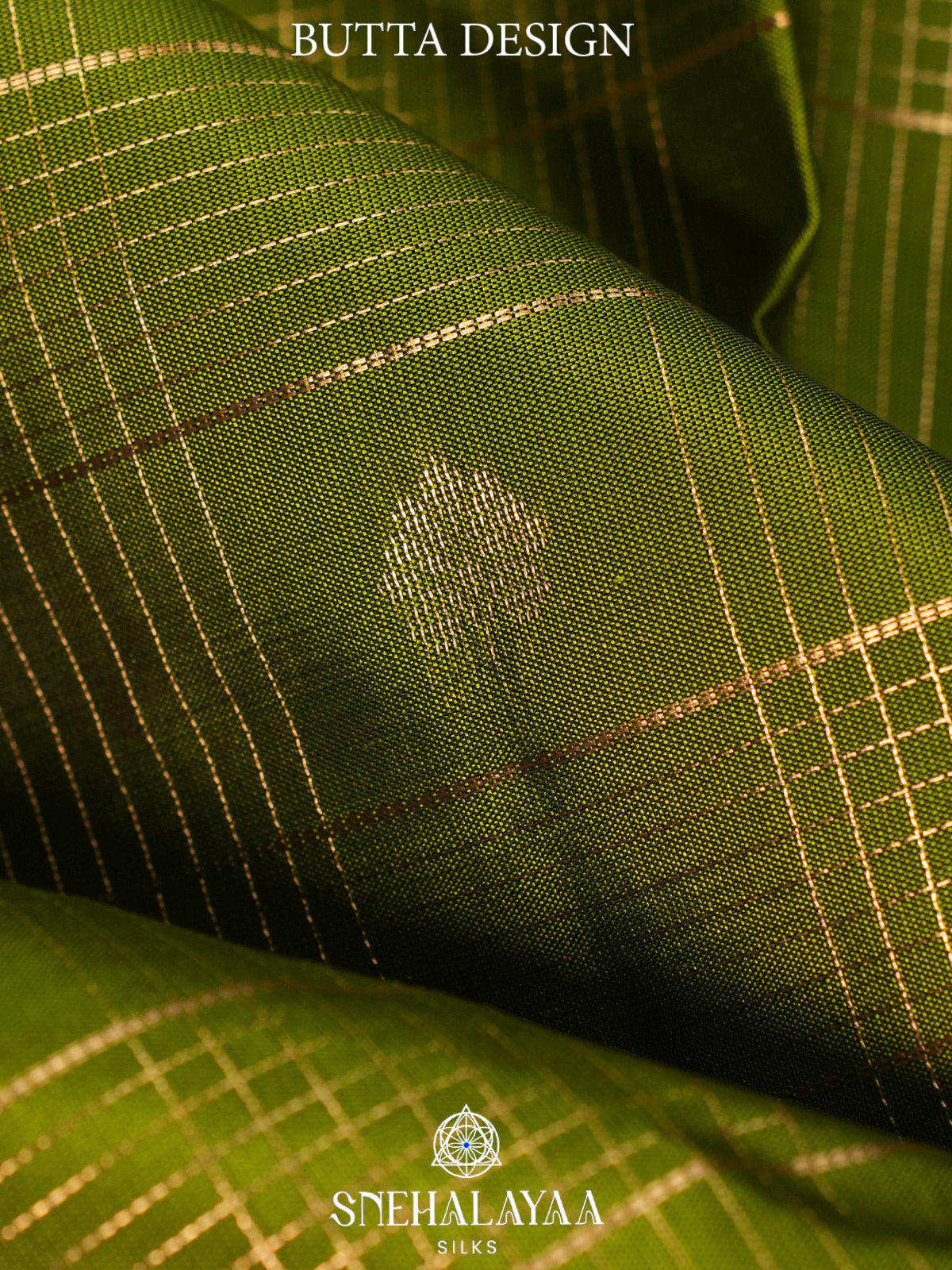Lime Green  Kanjivaram Silk Saree