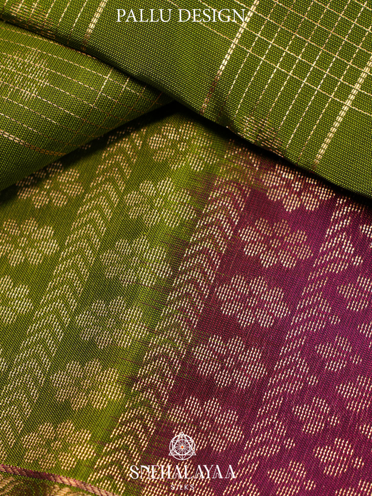 Lime Green  Kanjivaram Silk Saree