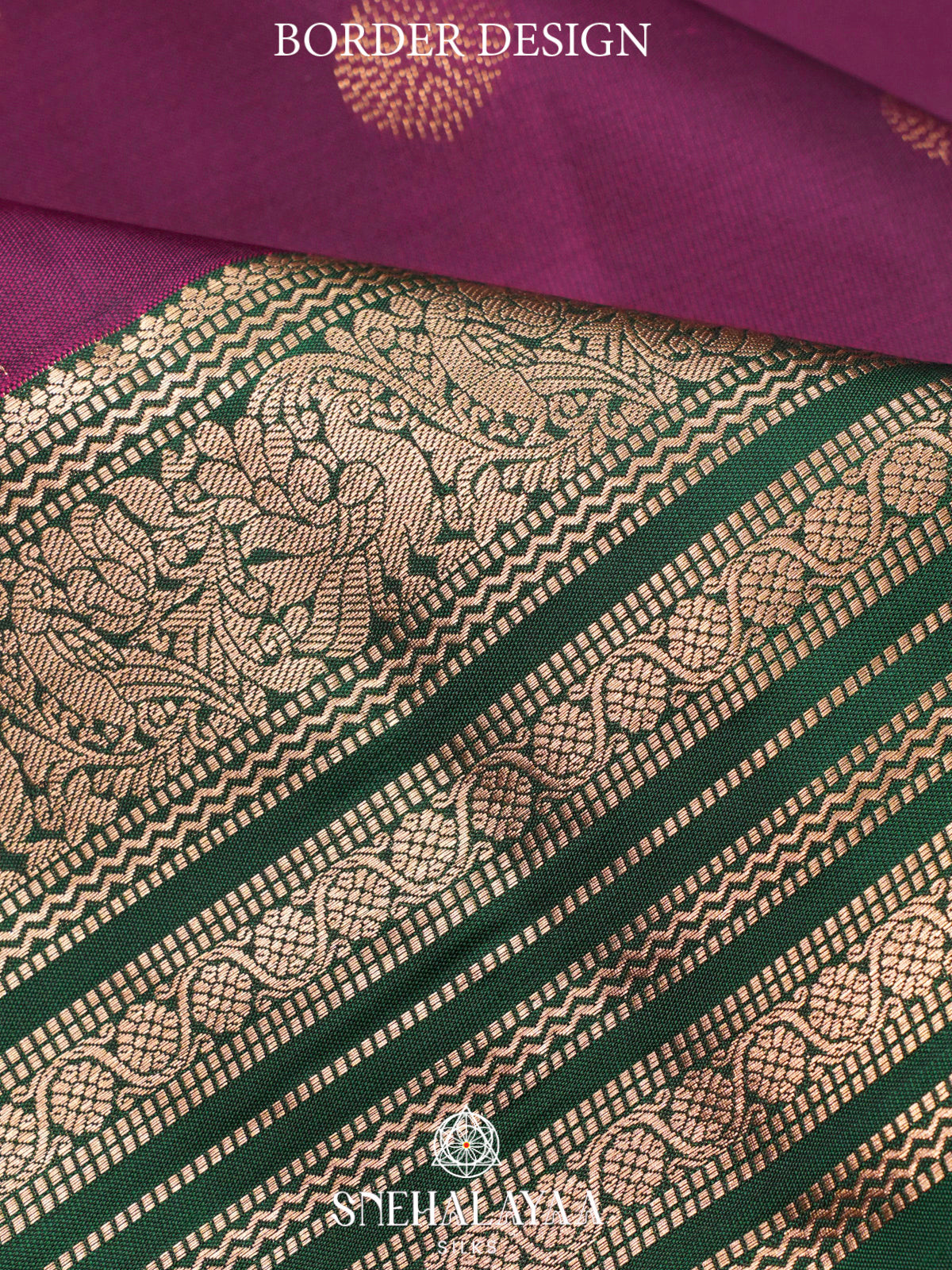 Wine Red  Kanjivaram Silk Saree