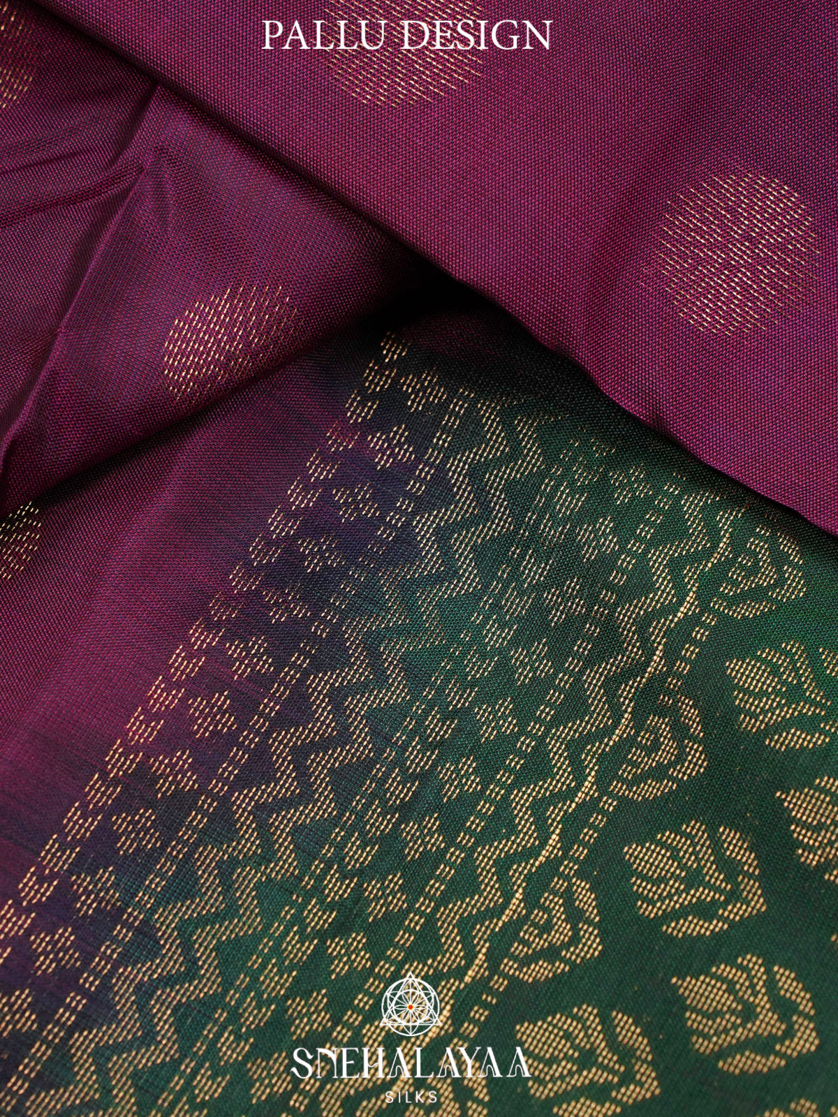 Wine Red  Kanjivaram Silk Saree