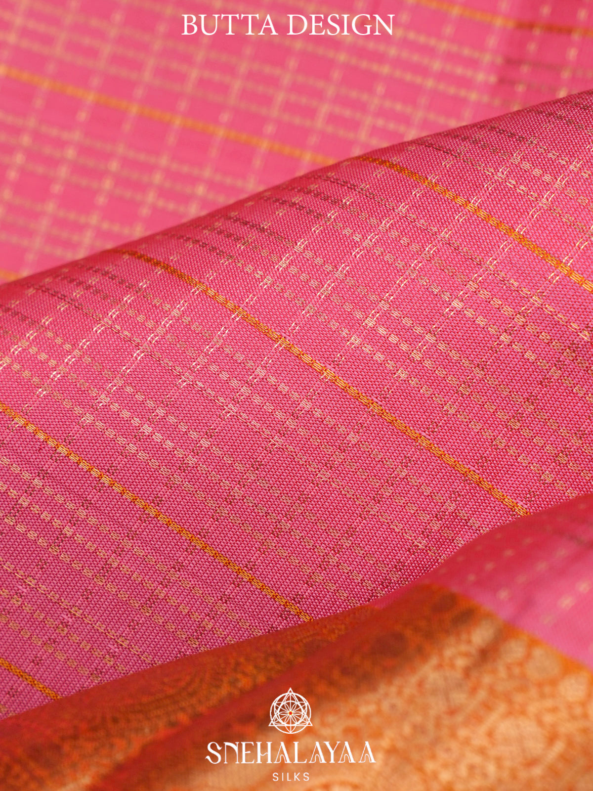 Pink  Kanjivaram Silk Saree
