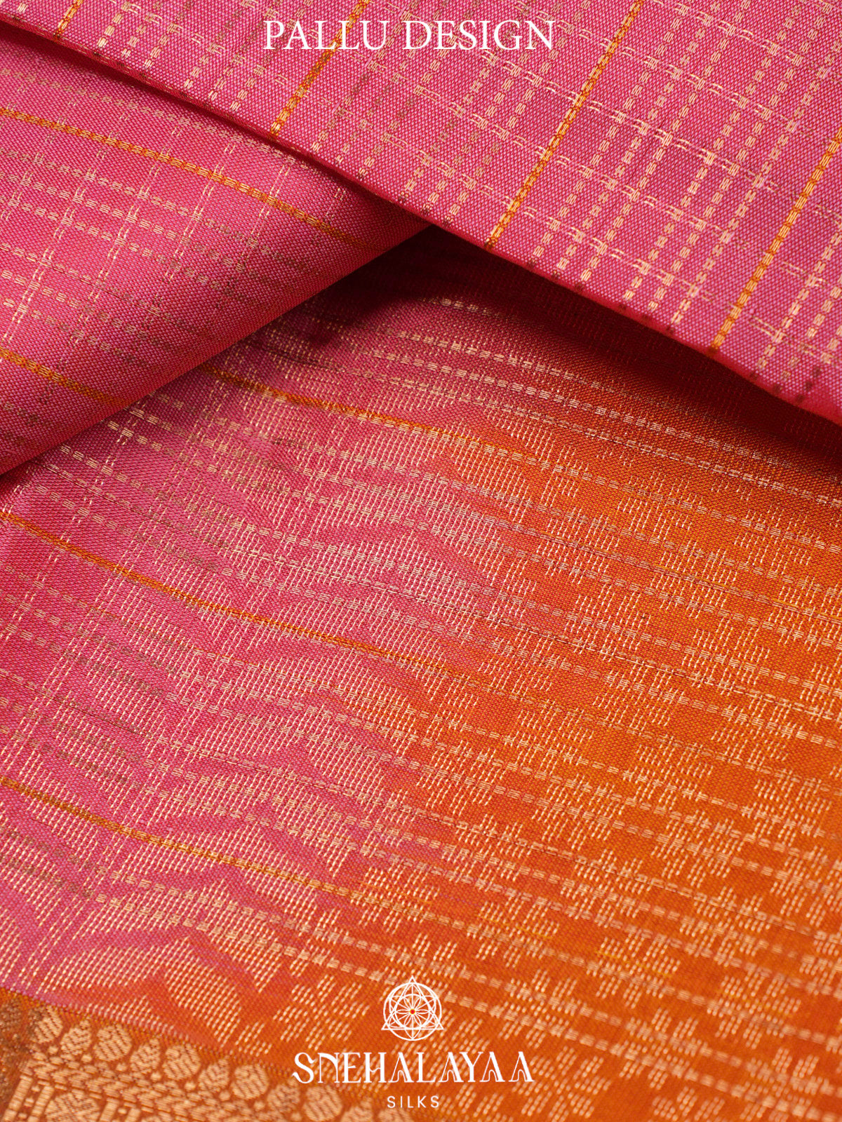 Pink  Kanjivaram Silk Saree