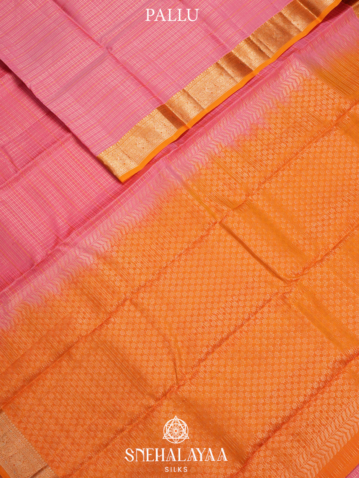 Pink  Kanjivaram Silk Saree