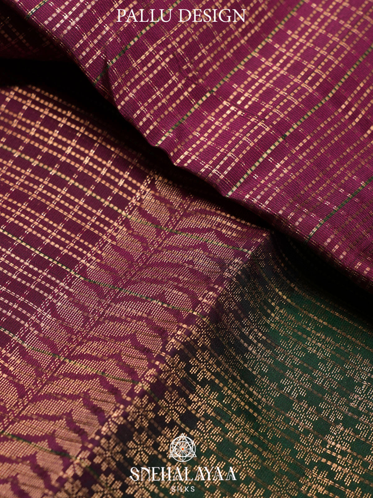 Magenta  Kanjivaram Silk Saree