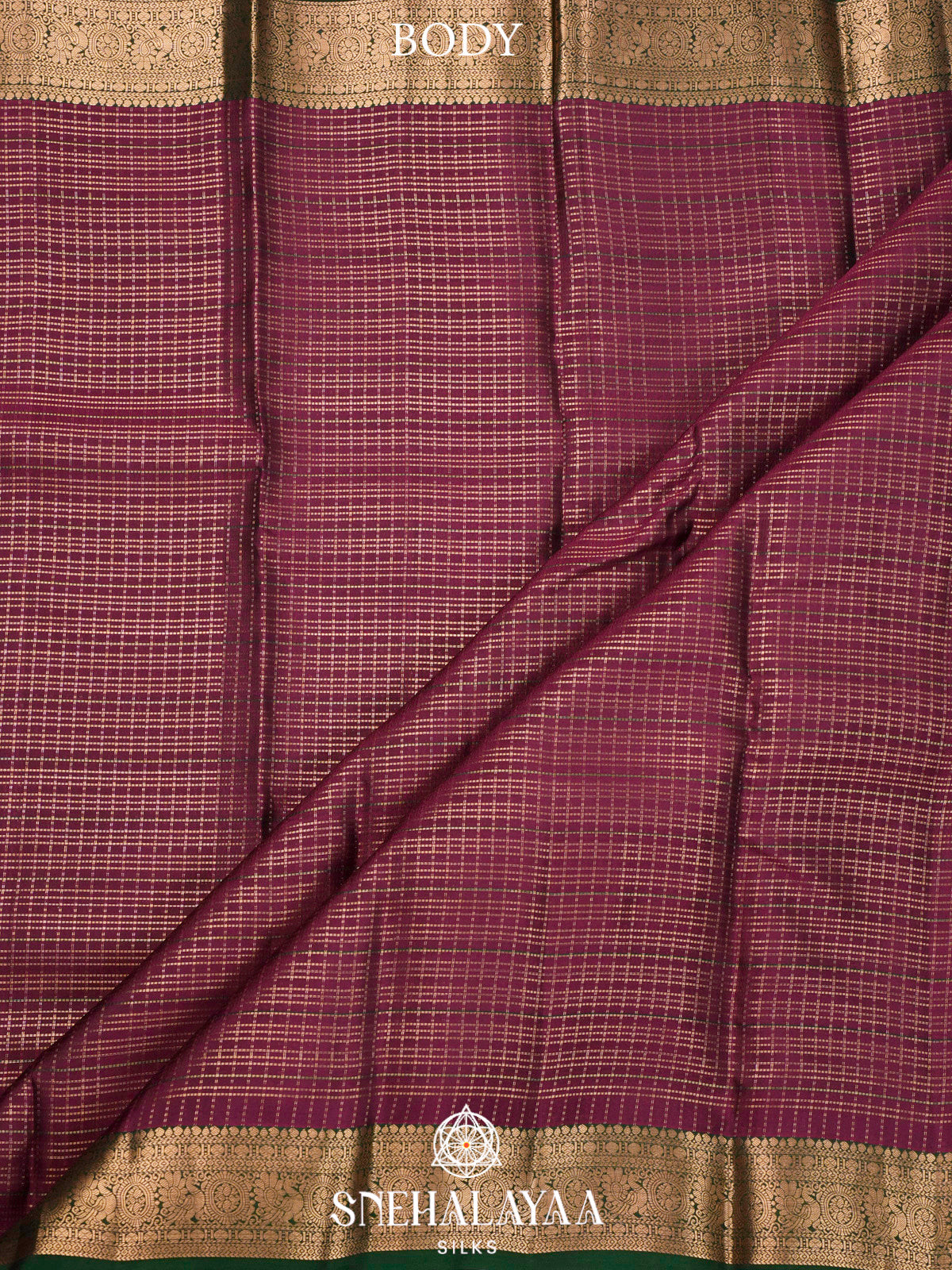 Magenta  Kanjivaram Silk Saree