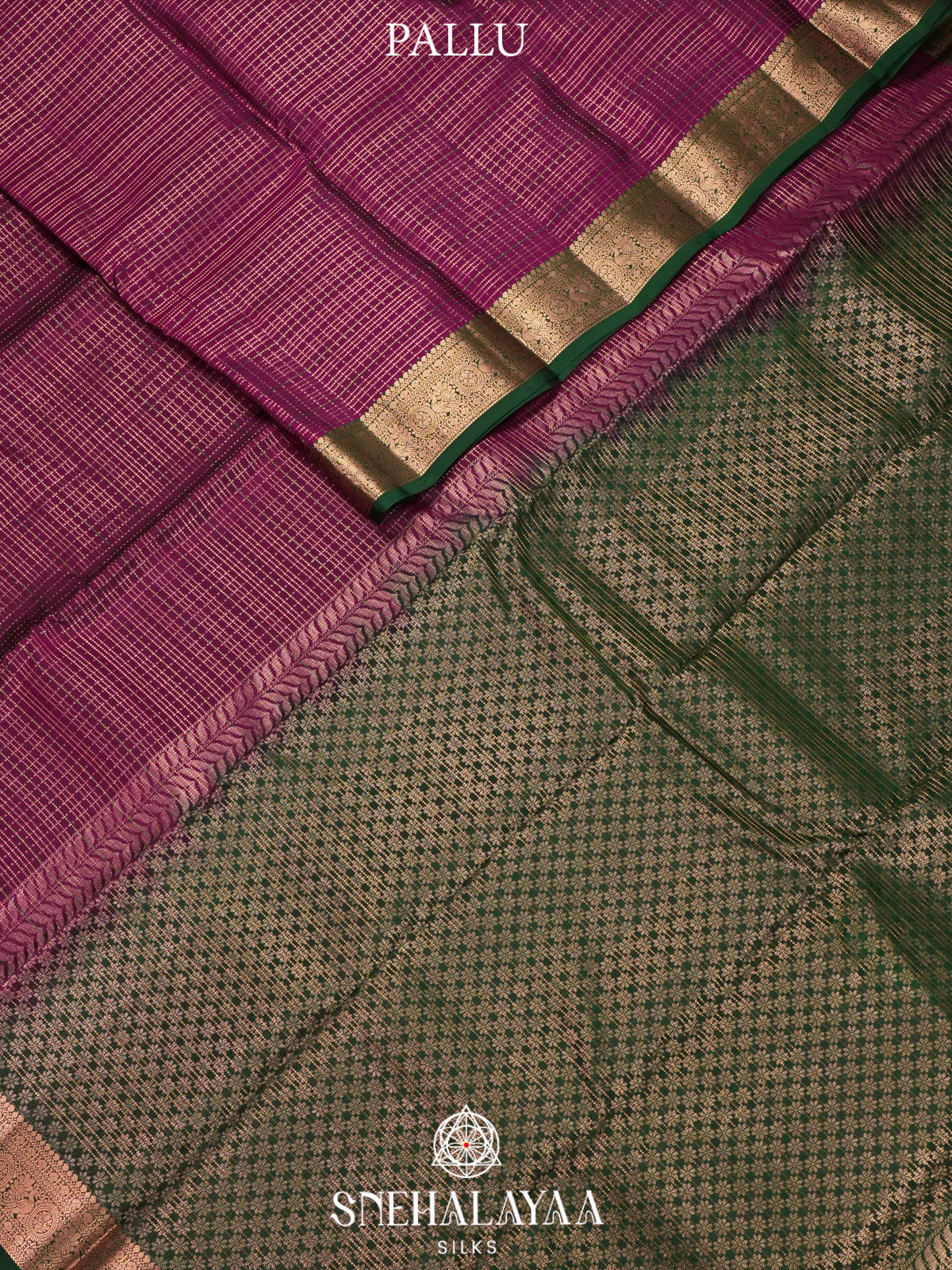 Magenta  Kanjivaram Silk Saree